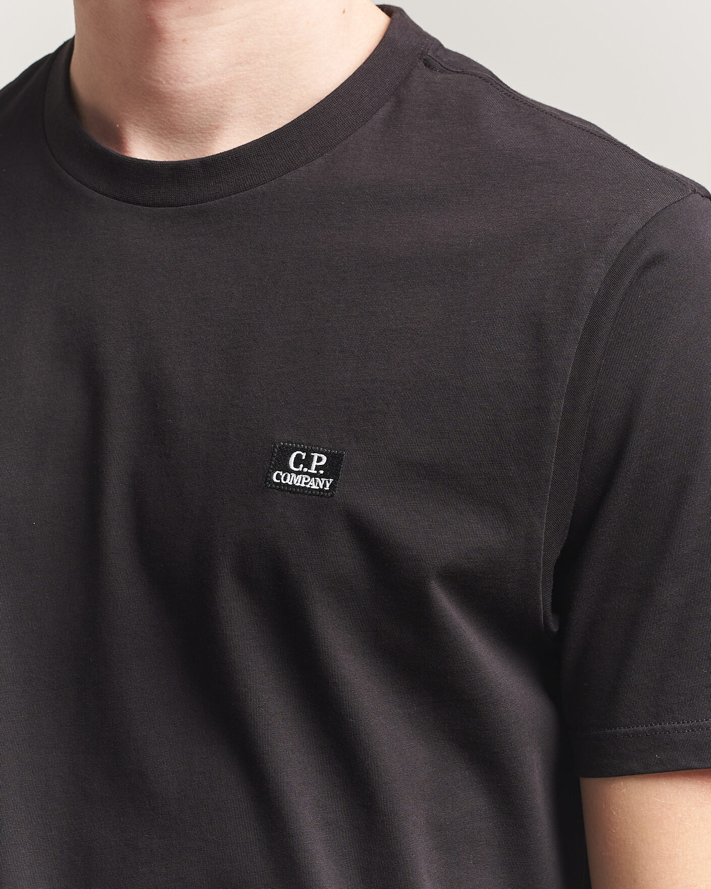 Uomini | T-shirt | C.P. Company | Short Sleeve Small Logo T-Shirt Black