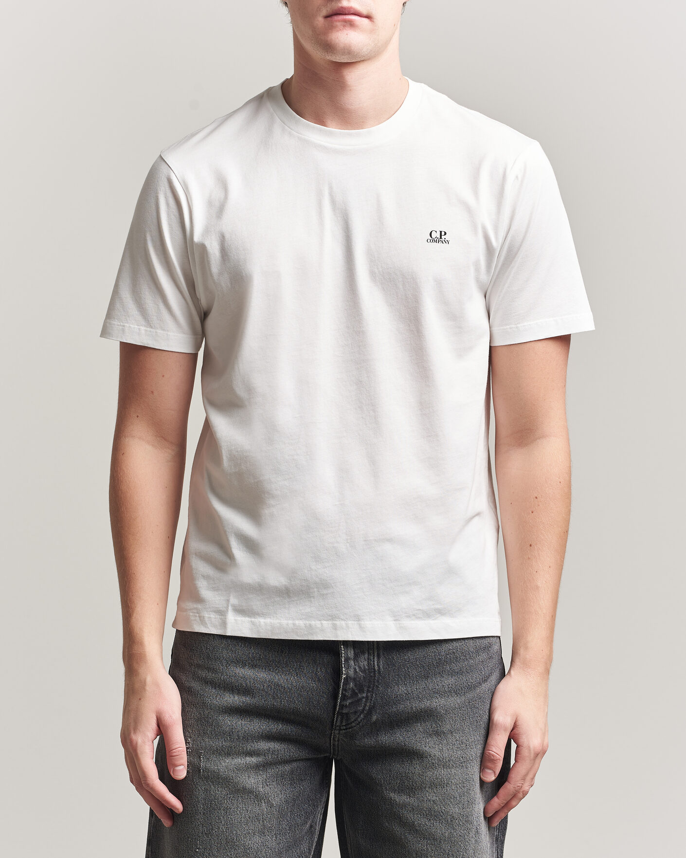 Uomini | T-shirt | C.P. Company | Short Sleeve Back Print T-Shirt White