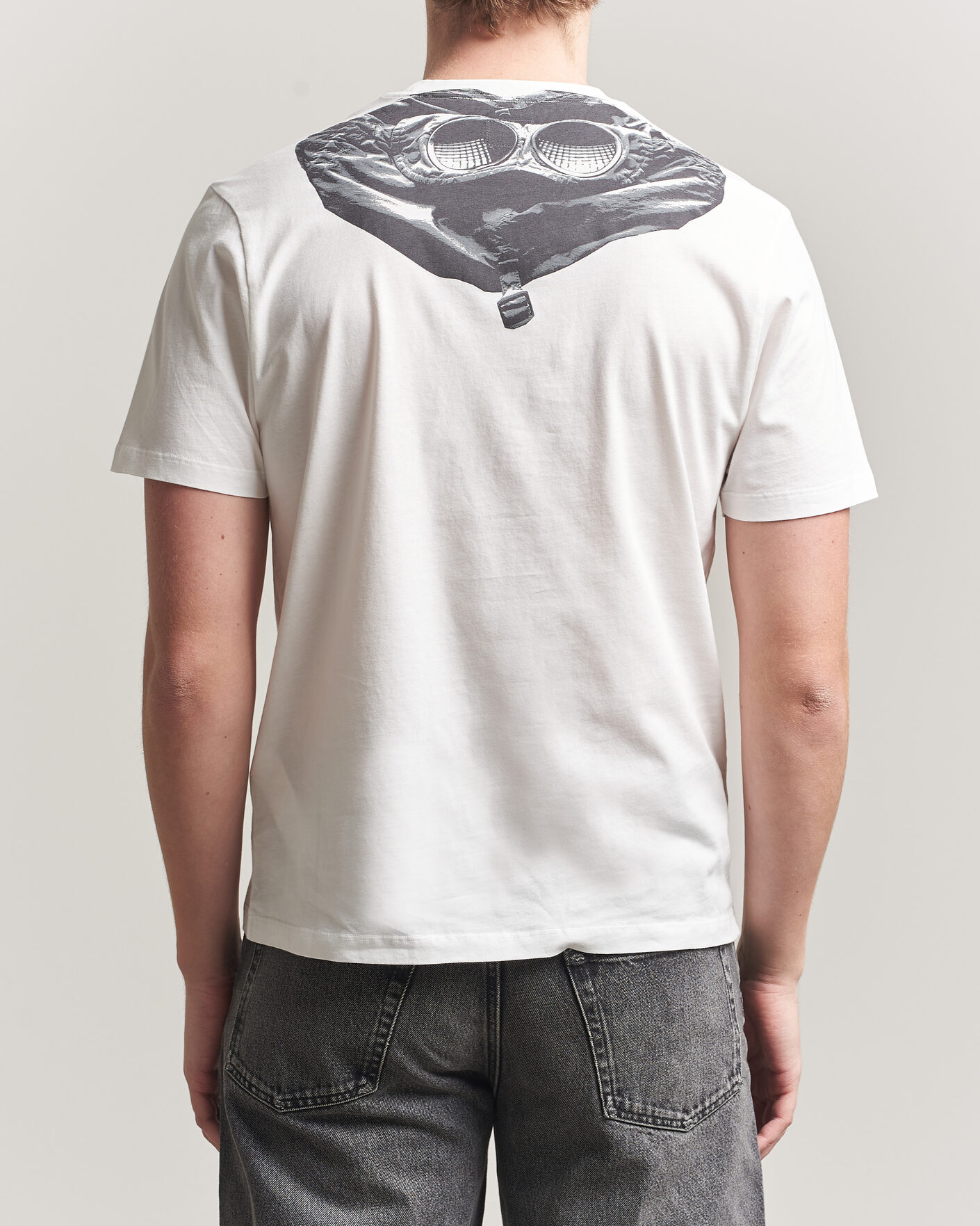 Uomini | T-shirt | C.P. Company | Short Sleeve Back Print T-Shirt White