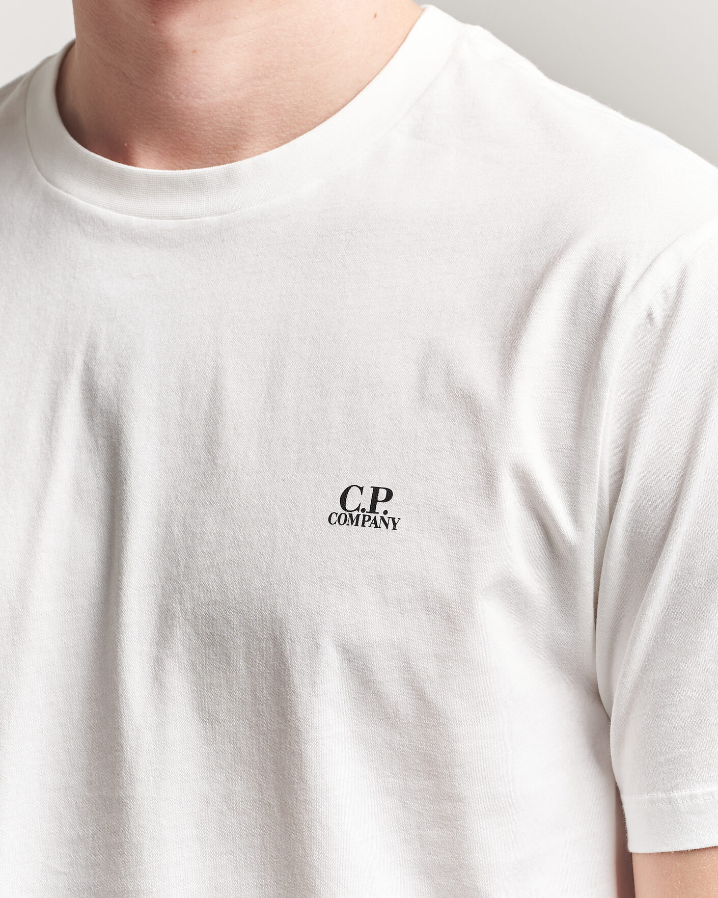 Uomini | T-shirt | C.P. Company | Short Sleeve Back Print T-Shirt White