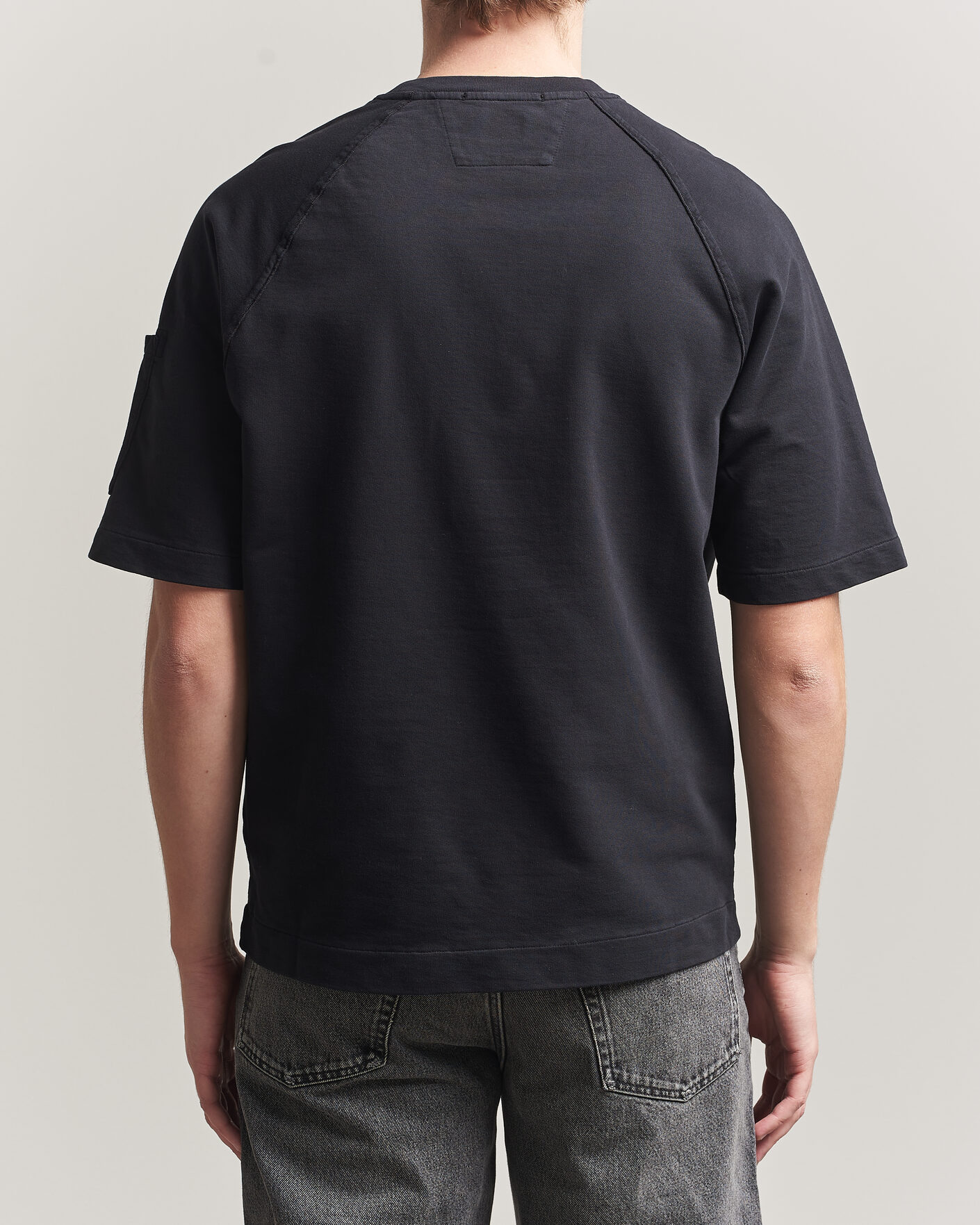 Uomini | T-shirt | C.P. Company | Heavy Weight Lens T-Shirt Black