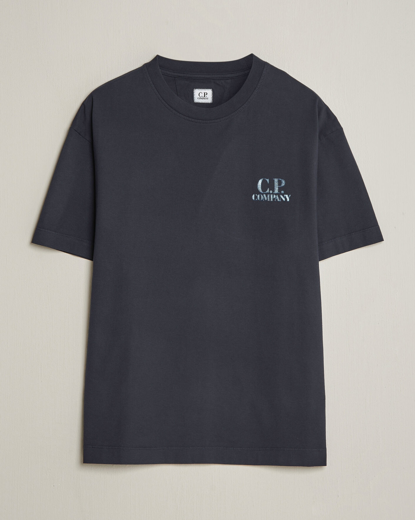Uomini | T-shirt | C.P. Company | Short Sleeve Back Print T-Shirt Navy