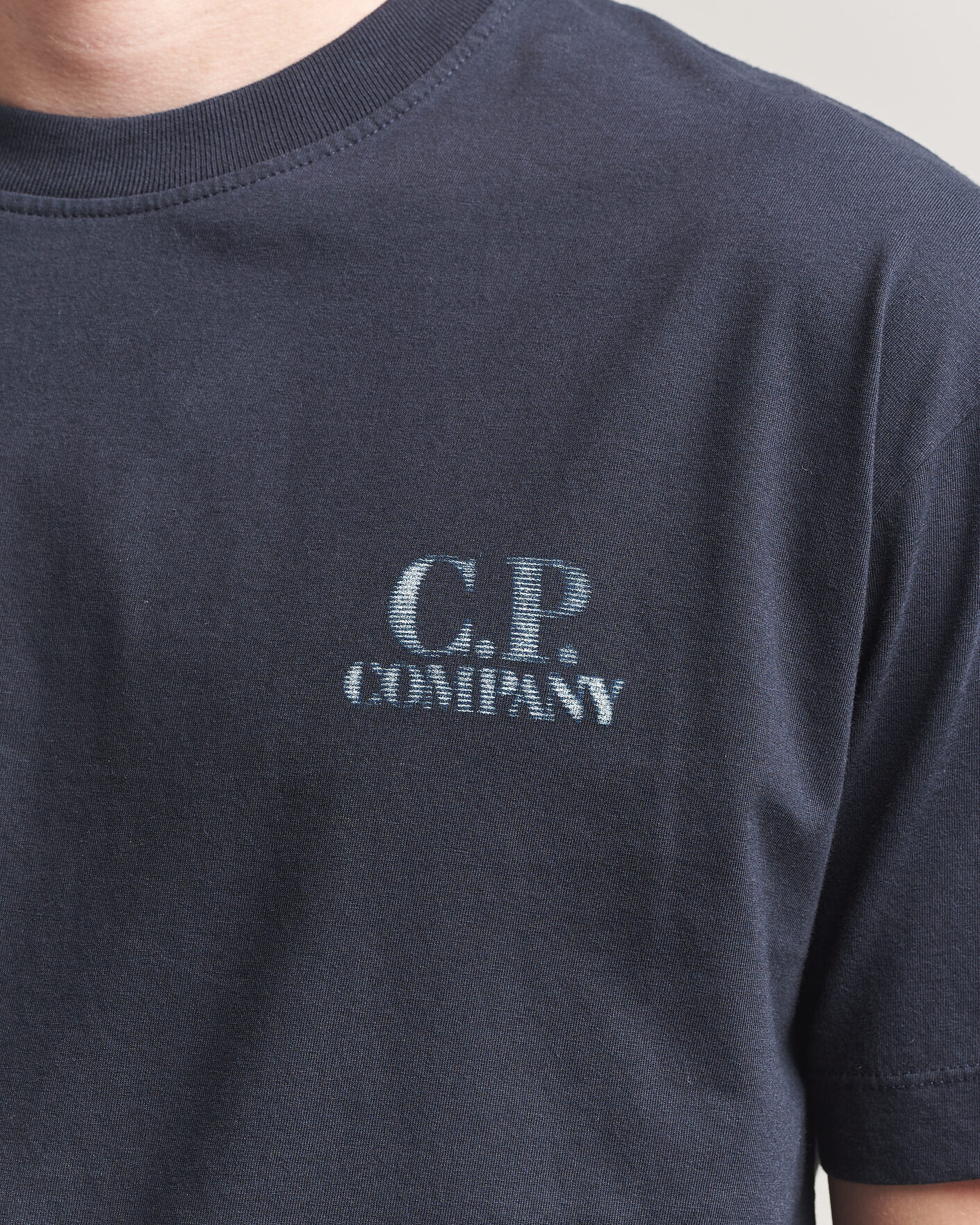 Uomini | T-shirt | C.P. Company | Short Sleeve Back Print T-Shirt Navy