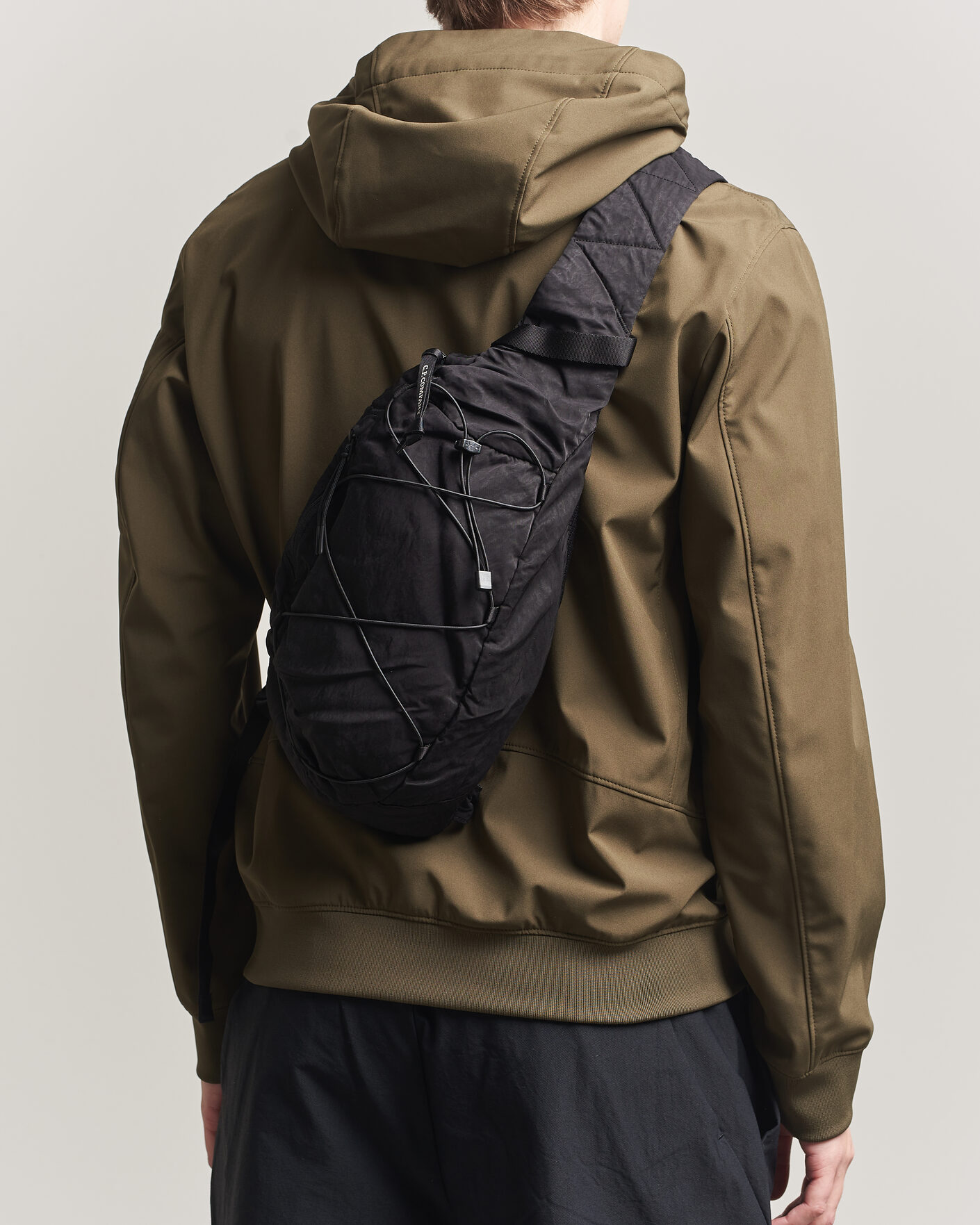 Uomini | Borse | C.P. Company | Nylon B Accessories Shoulder Bag Black