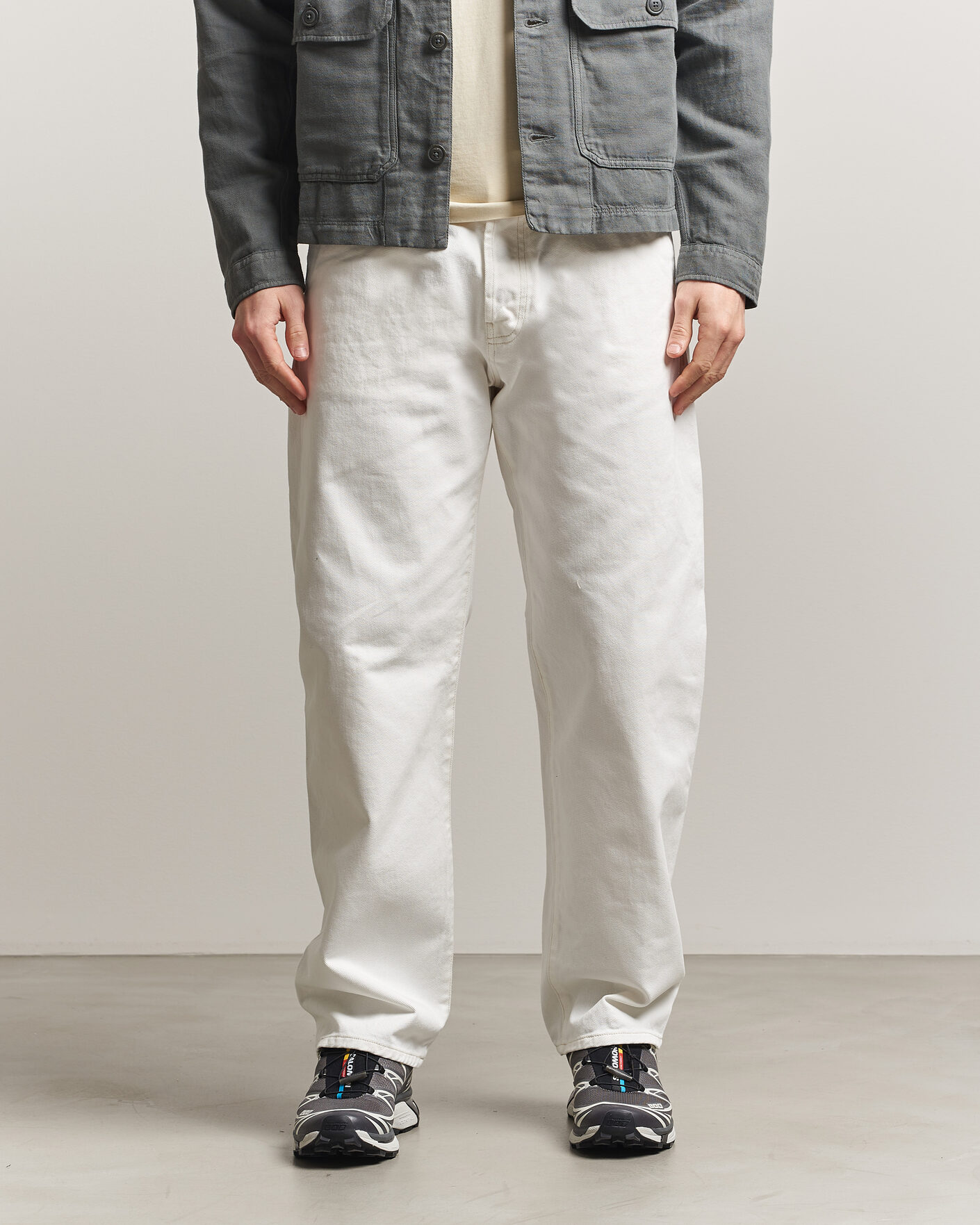 Uomini | Pantaloni | C.P. Company | Bull Denim 10oz Jeans White
