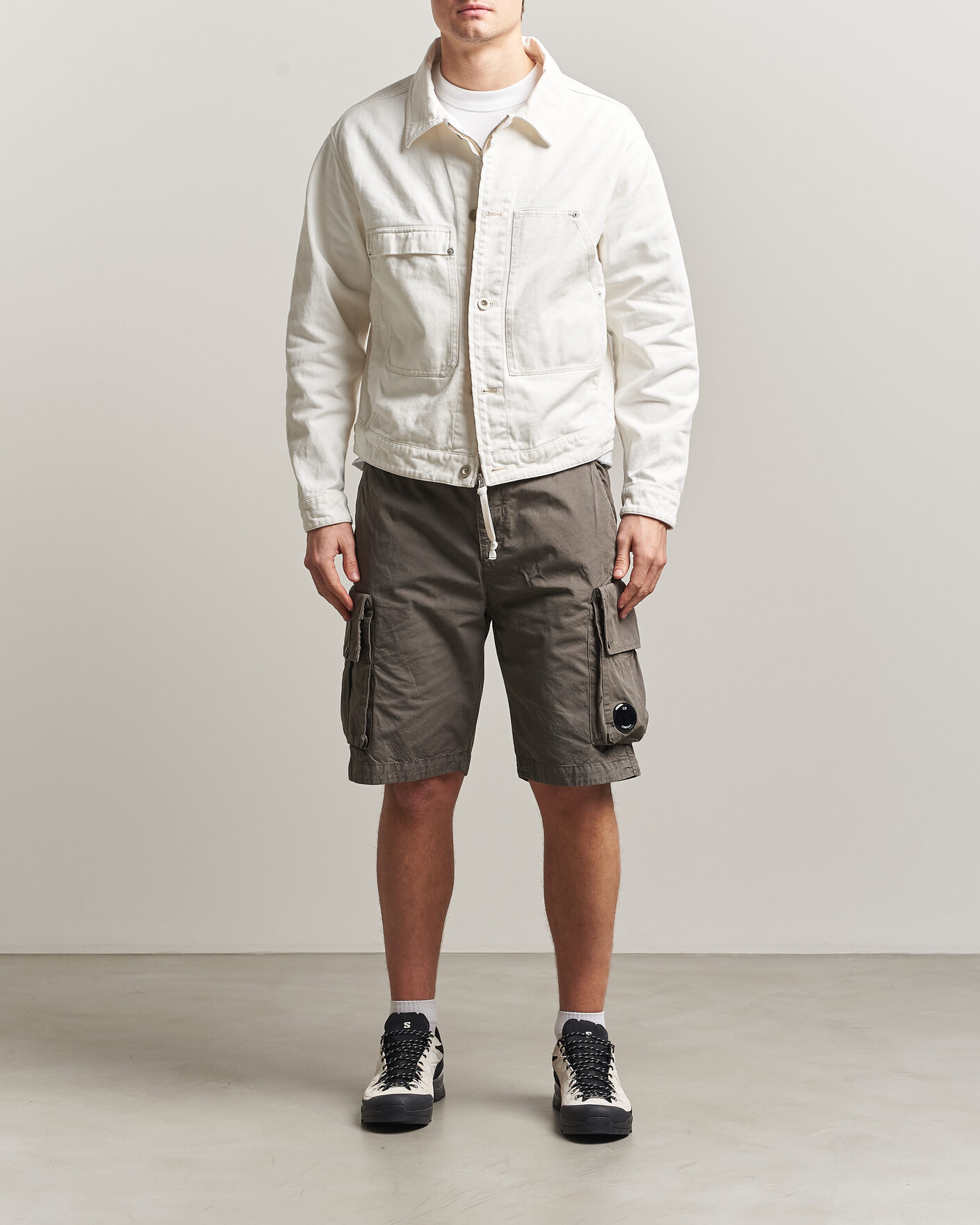 Uomini | Giacche | C.P. Company | Bull Denim 10oz Jeans Jacket White