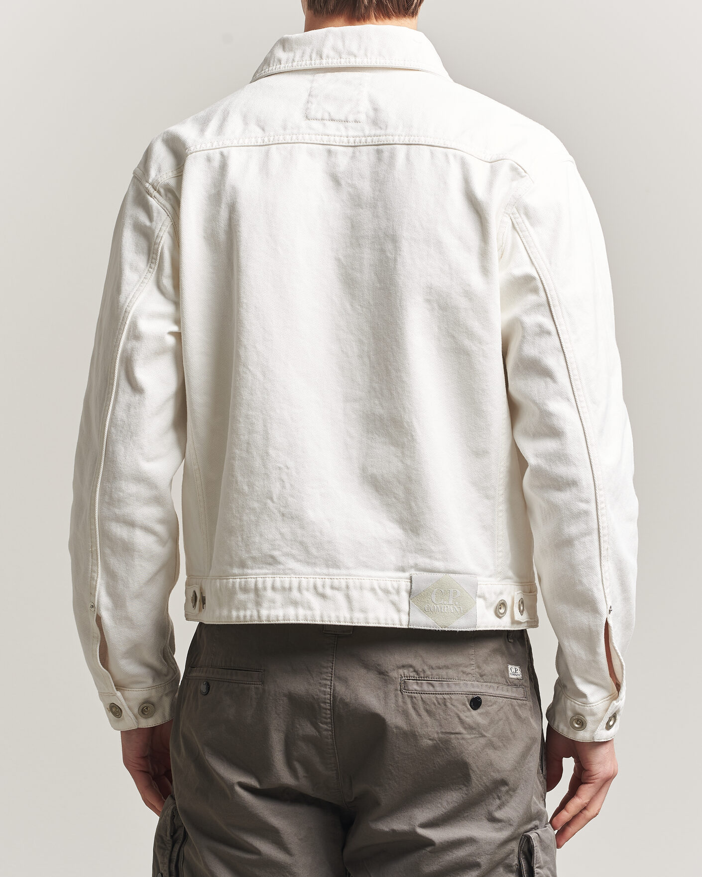 Uomini | Giacche | C.P. Company | Bull Denim 10oz Jeans Jacket White