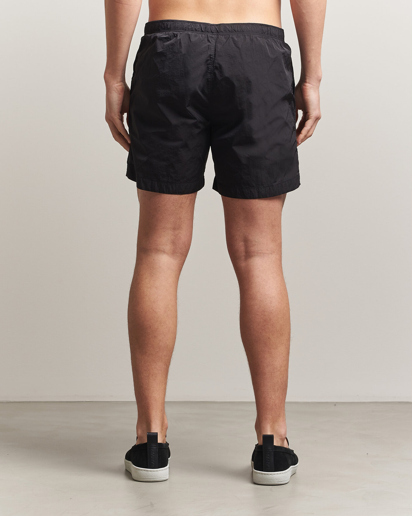 Uomini | Costumi da bagno | C.P. Company | Eco Chrome Logo Swimshorts Black