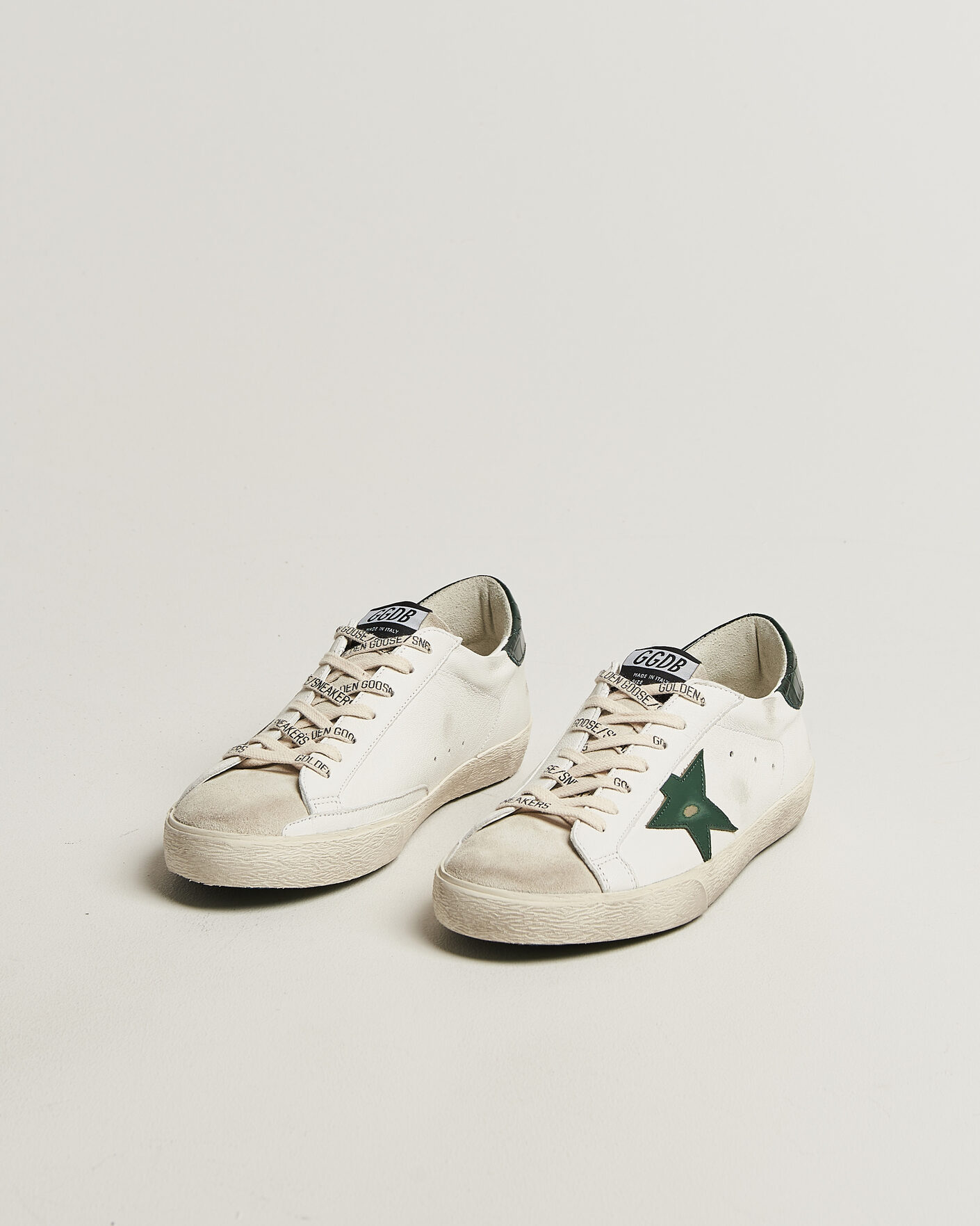 Uomini | Sneakers | Golden Goose | Super-Star Sneakers White/Green