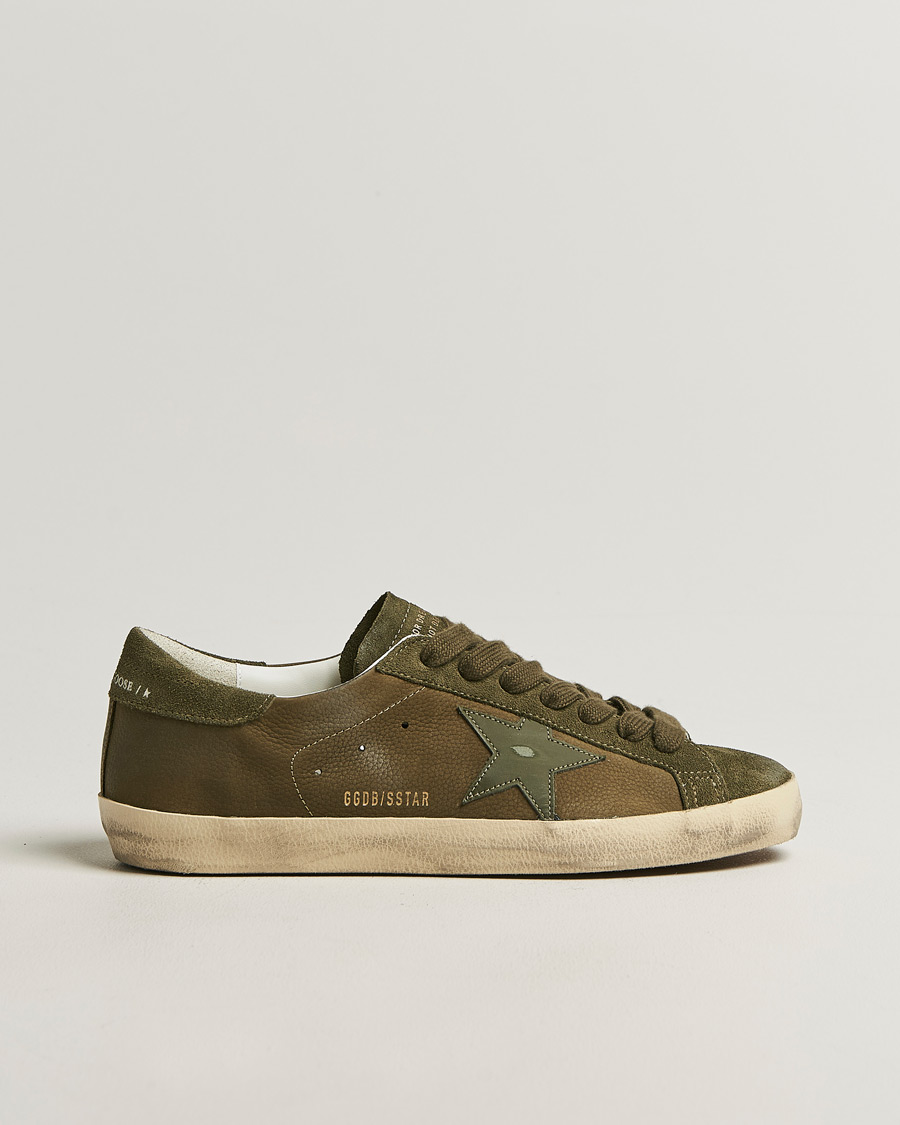 Uomini | Sneakers | Golden Goose | Super-Star Sneakers Olive Night