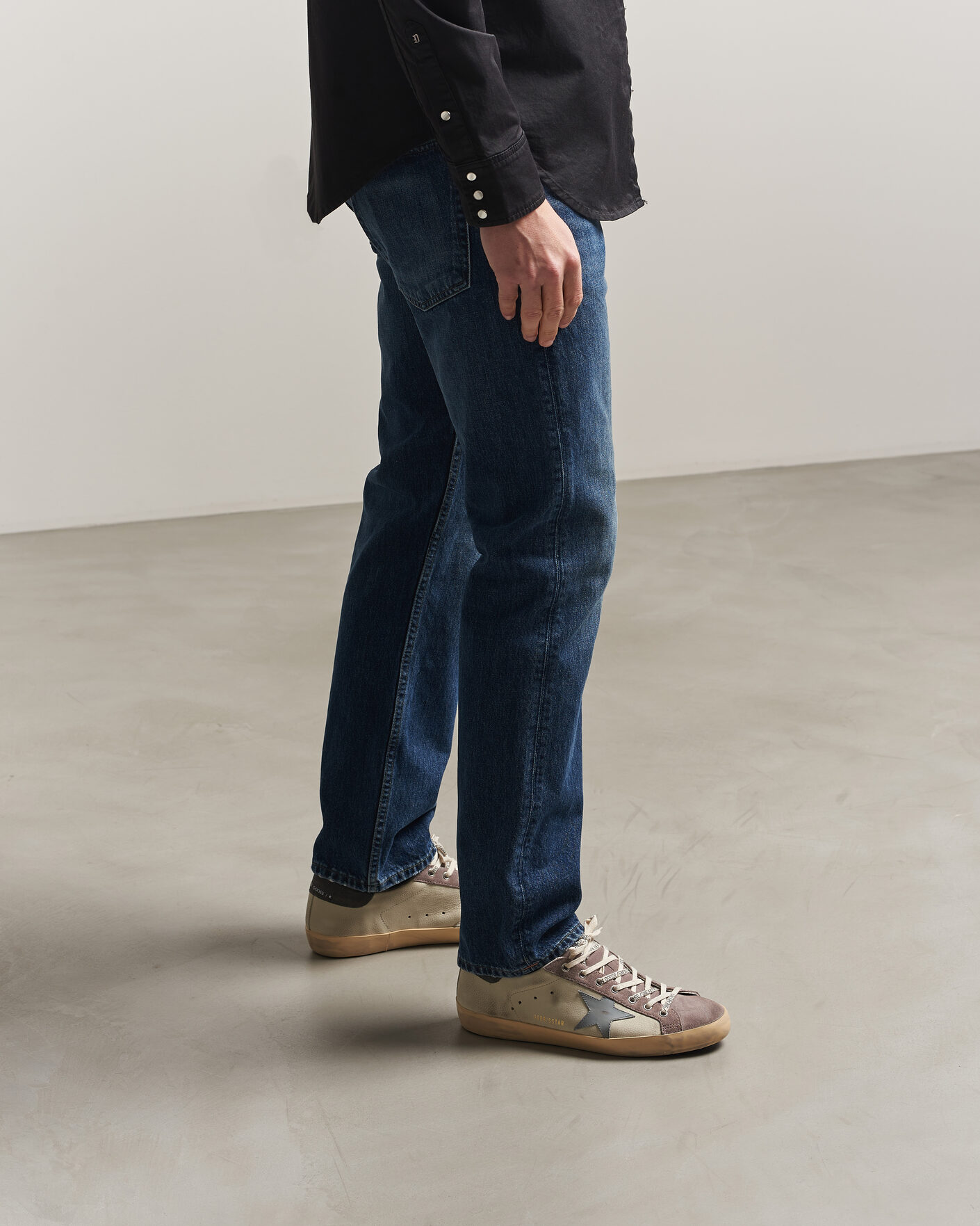 Uomini | Golden Goose Super-Star Sneakers Liliac Grey | Golden Goose | Super-Star Sneakers Liliac Grey