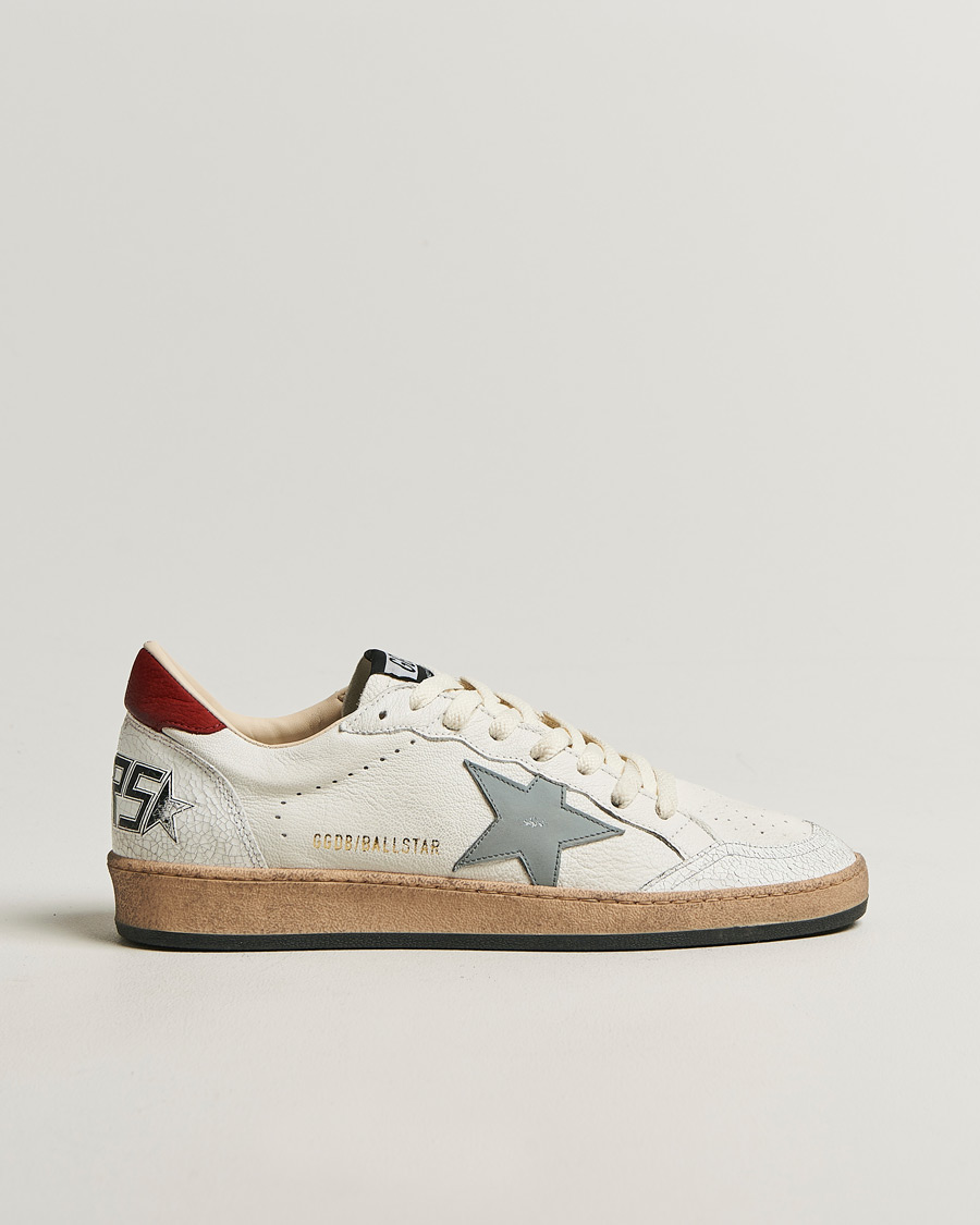 Uomini | Sneakers | Golden Goose | Ball Star Sneakers White/Red