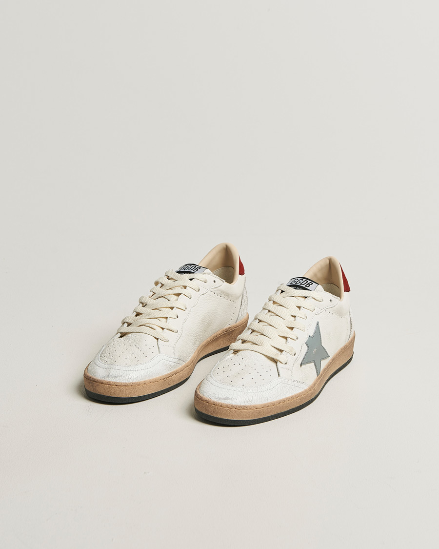 Uomini | Sneakers | Golden Goose | Ball Star Sneakers White/Red