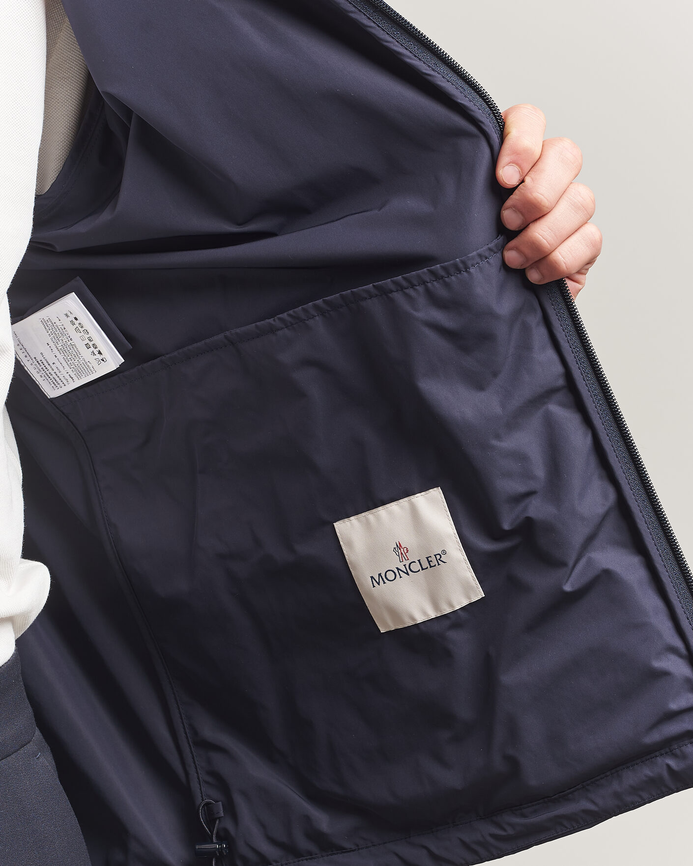 Uomini | Giacche | Moncler | Sassiere Hooded Jacket Navy