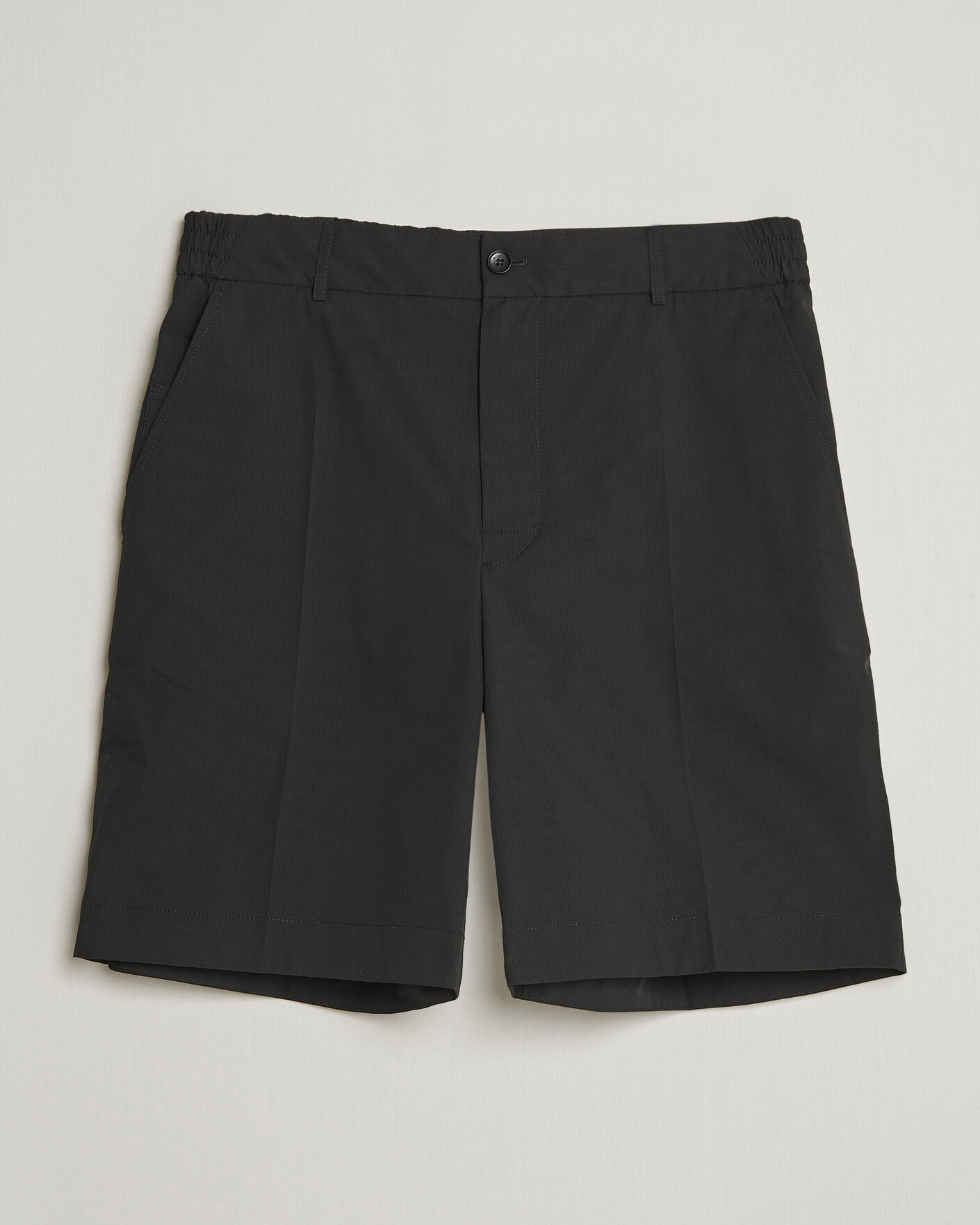 Uomini | Pantaloncini | Moncler | Lightweight Seersucker Shorts Black