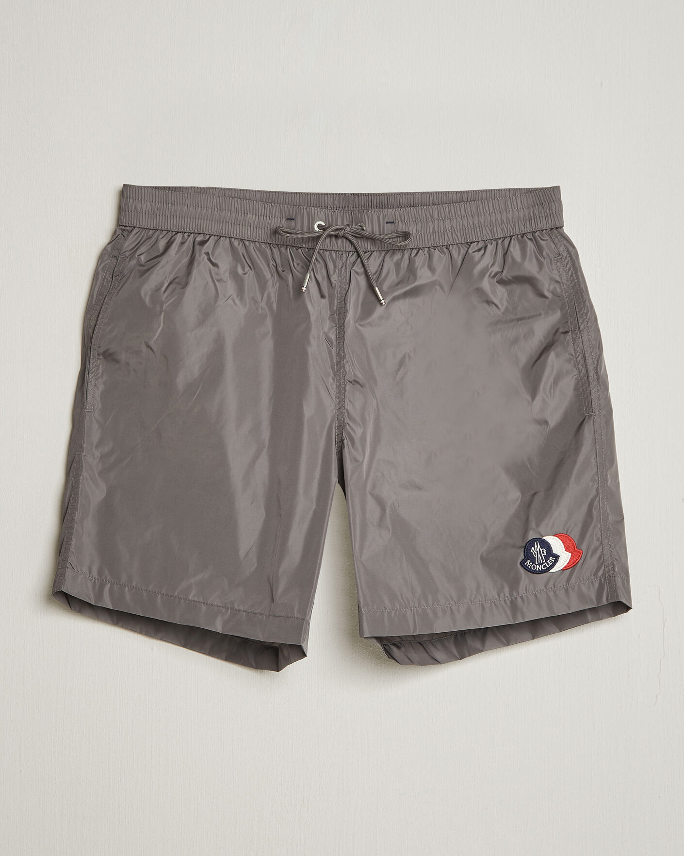 Uomini | Costumi da bagno | Moncler | Tricolore Logo Swim Shorts Grey
