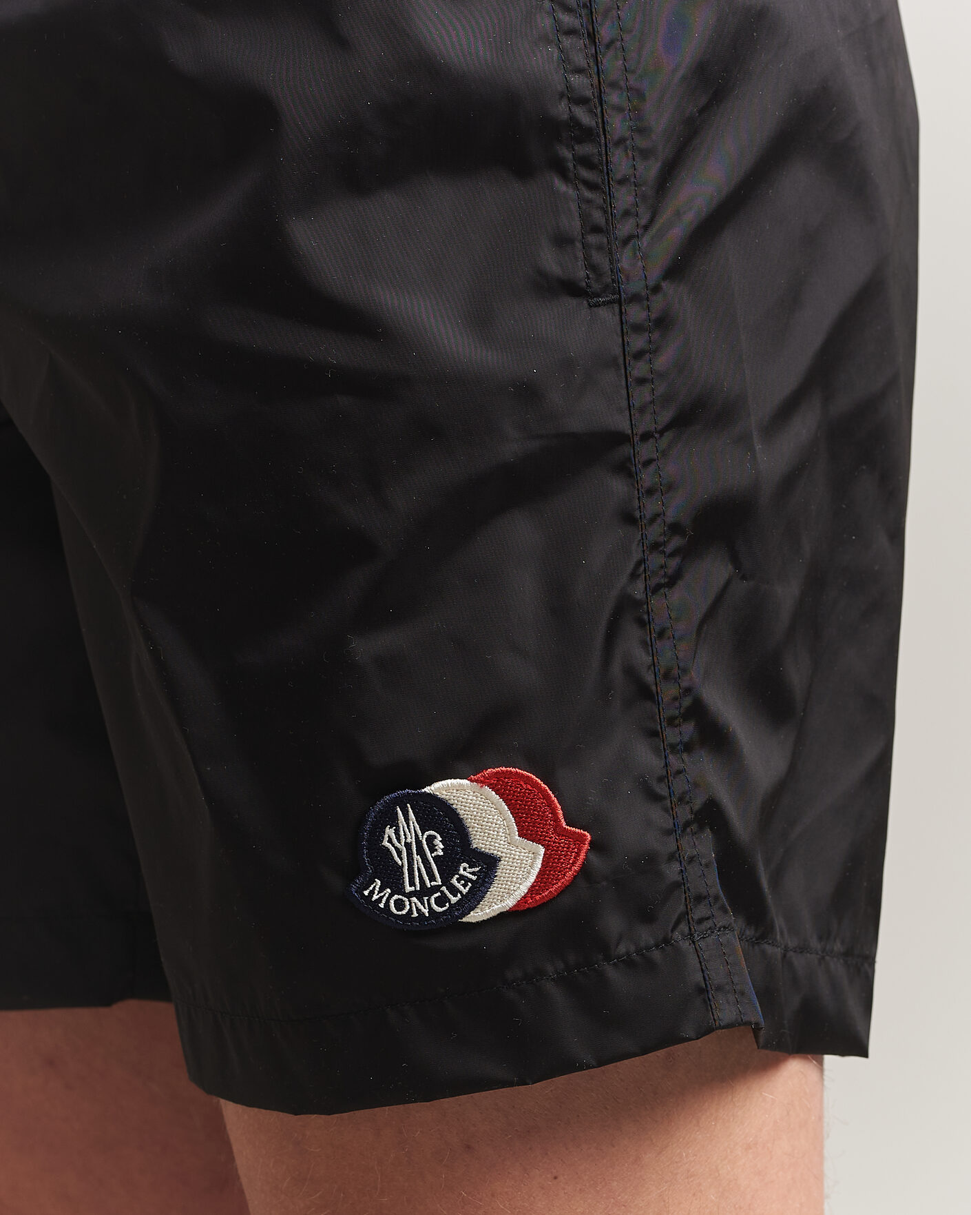 Uomini | Costumi da bagno | Moncler | Tricolore Logo Swim Shorts Black