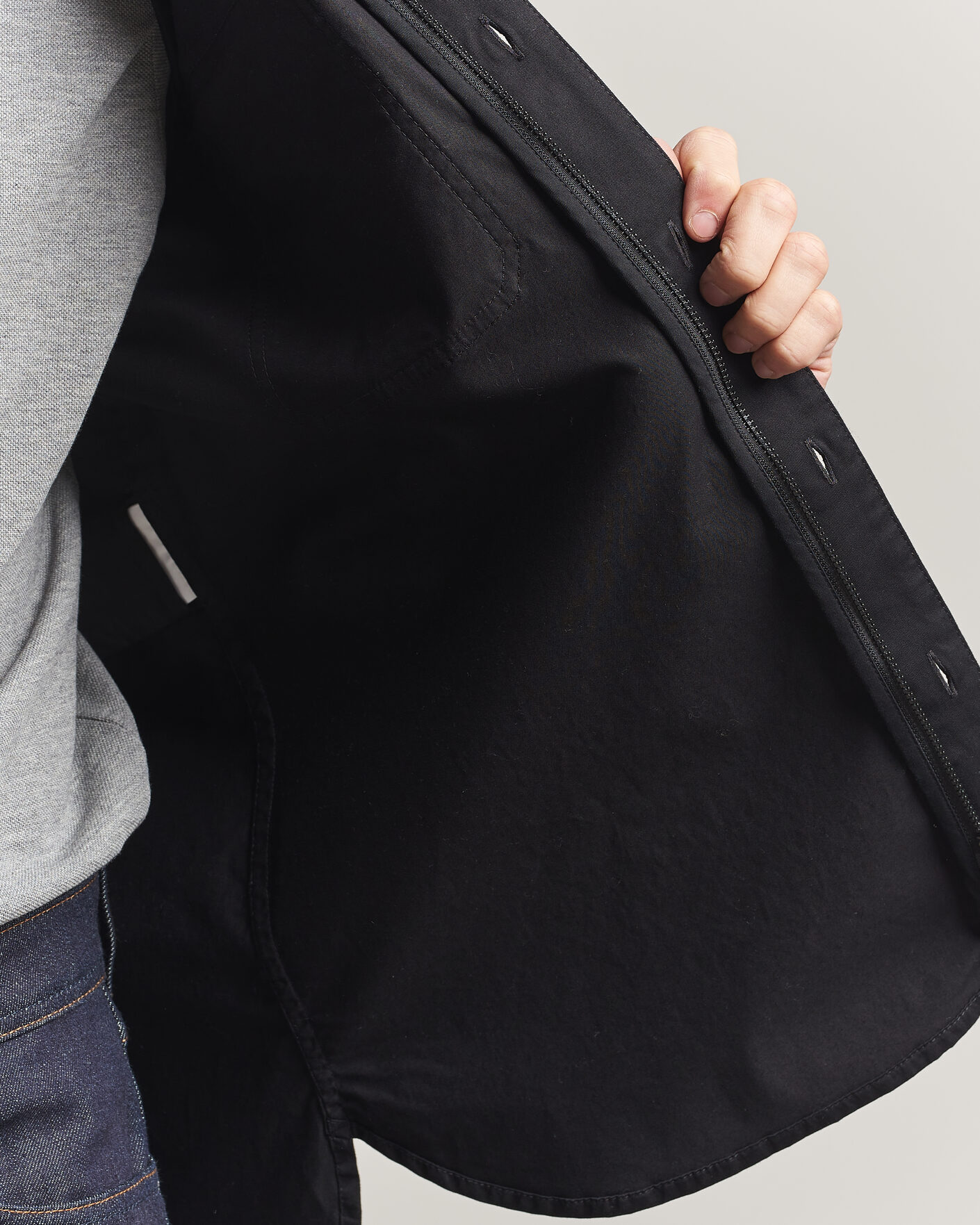 Uomini | Camicie | Moncler | Double Pocket Overshirt Black