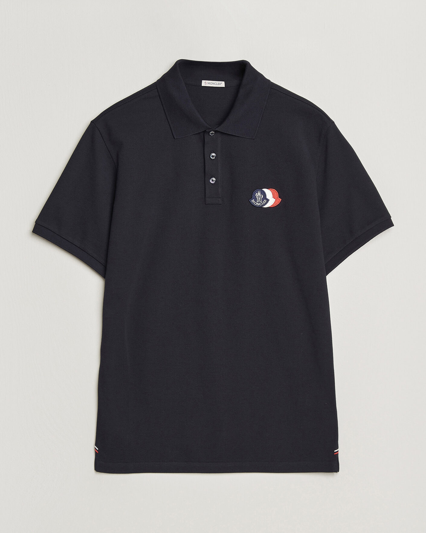 Uomini | Polo | Moncler | Tricolore Logo Polo Navy