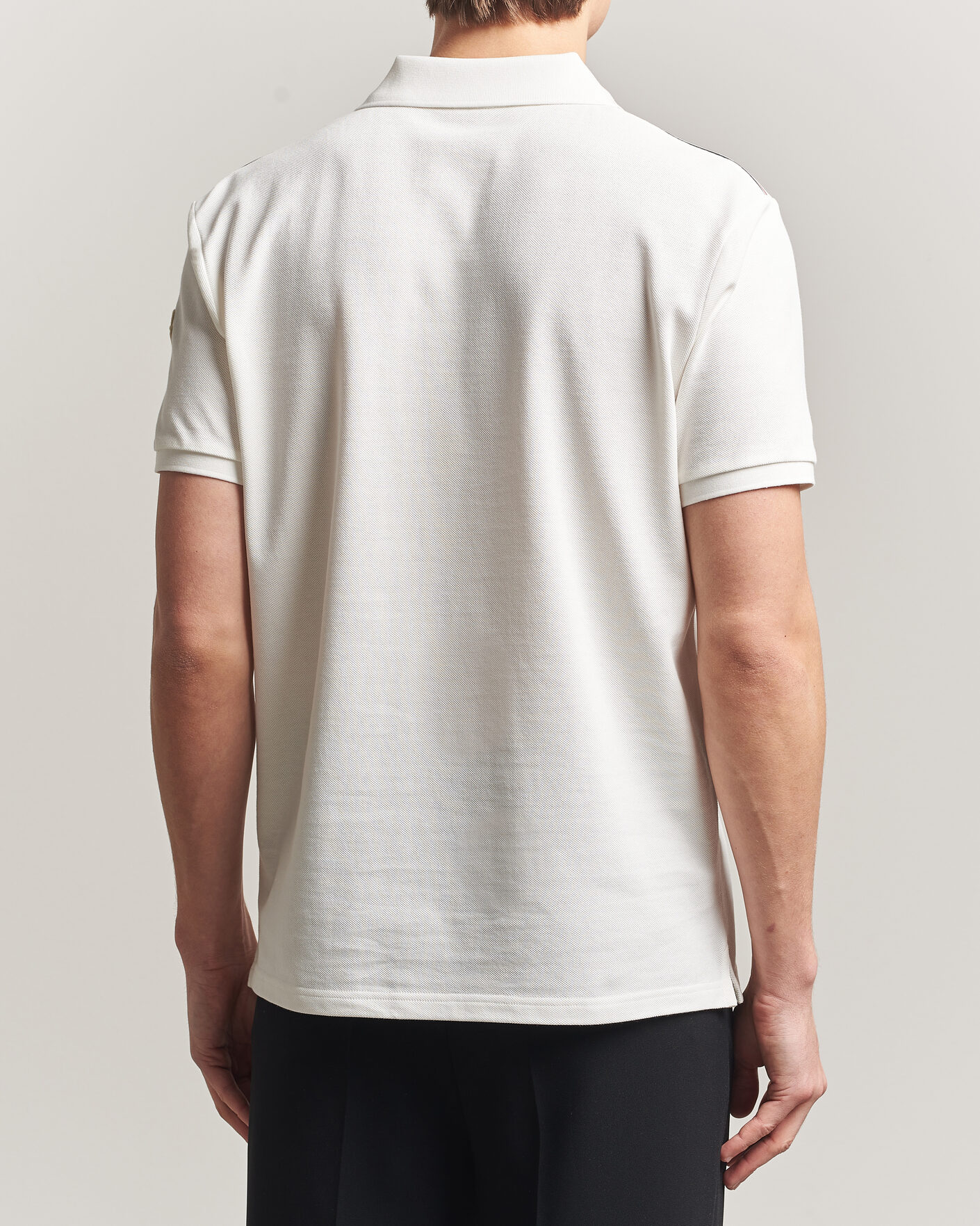Uomini | Polo | Moncler | Tricolore Shoulder Polo White