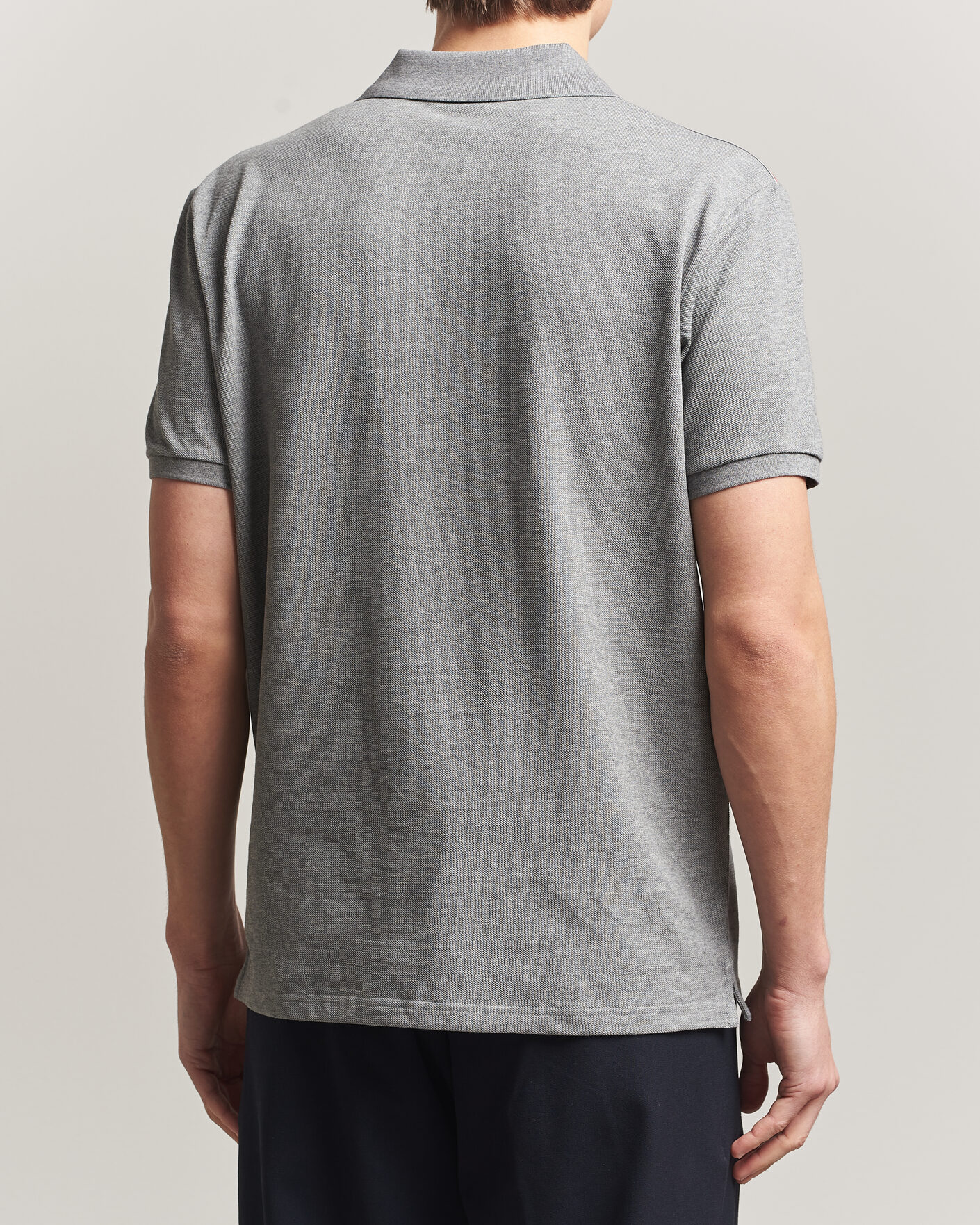 Uomini | Polo | Moncler | Tricolore Shoulder Polo Light Grey