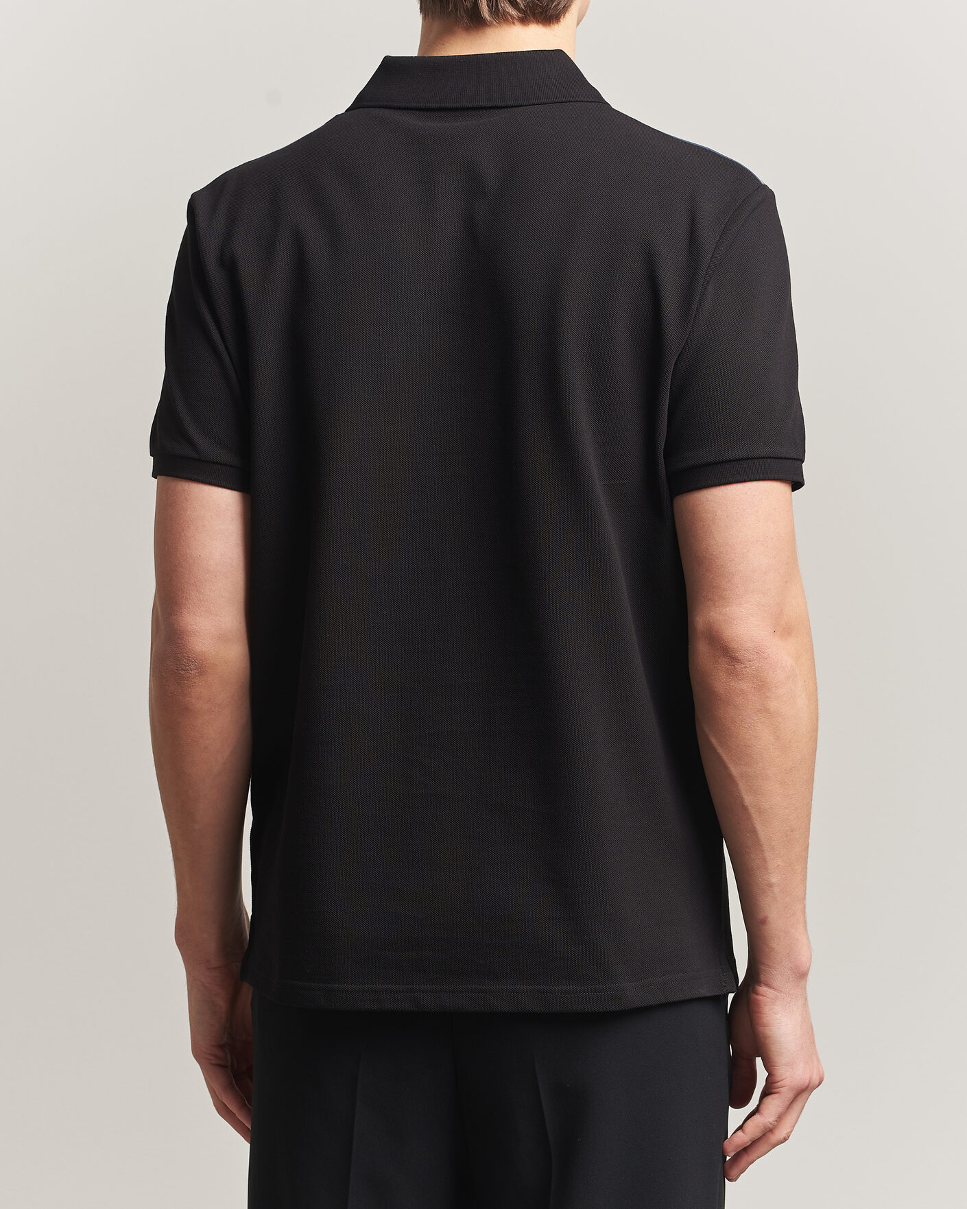 Uomini | Polo | Moncler | Tricolore Shoulder Polo Black