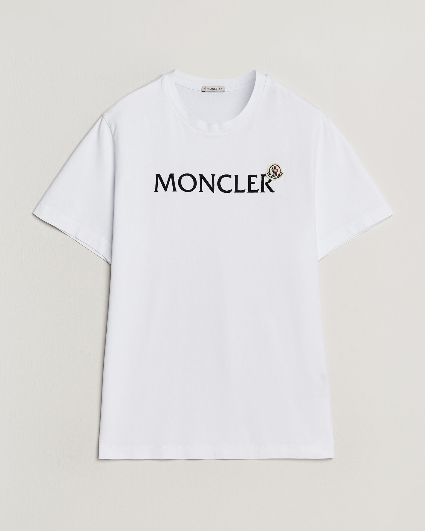 Uomini | T-shirt | Moncler | Lettering Logo T-Shirt White