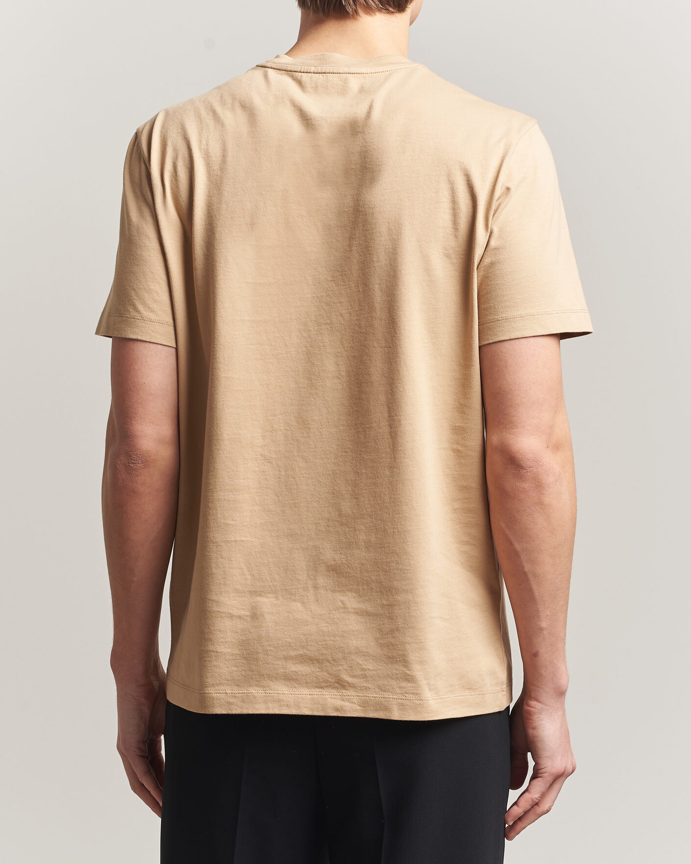 Uomini | T-shirt | Moncler | Lettering Logo T-Shirt Beige