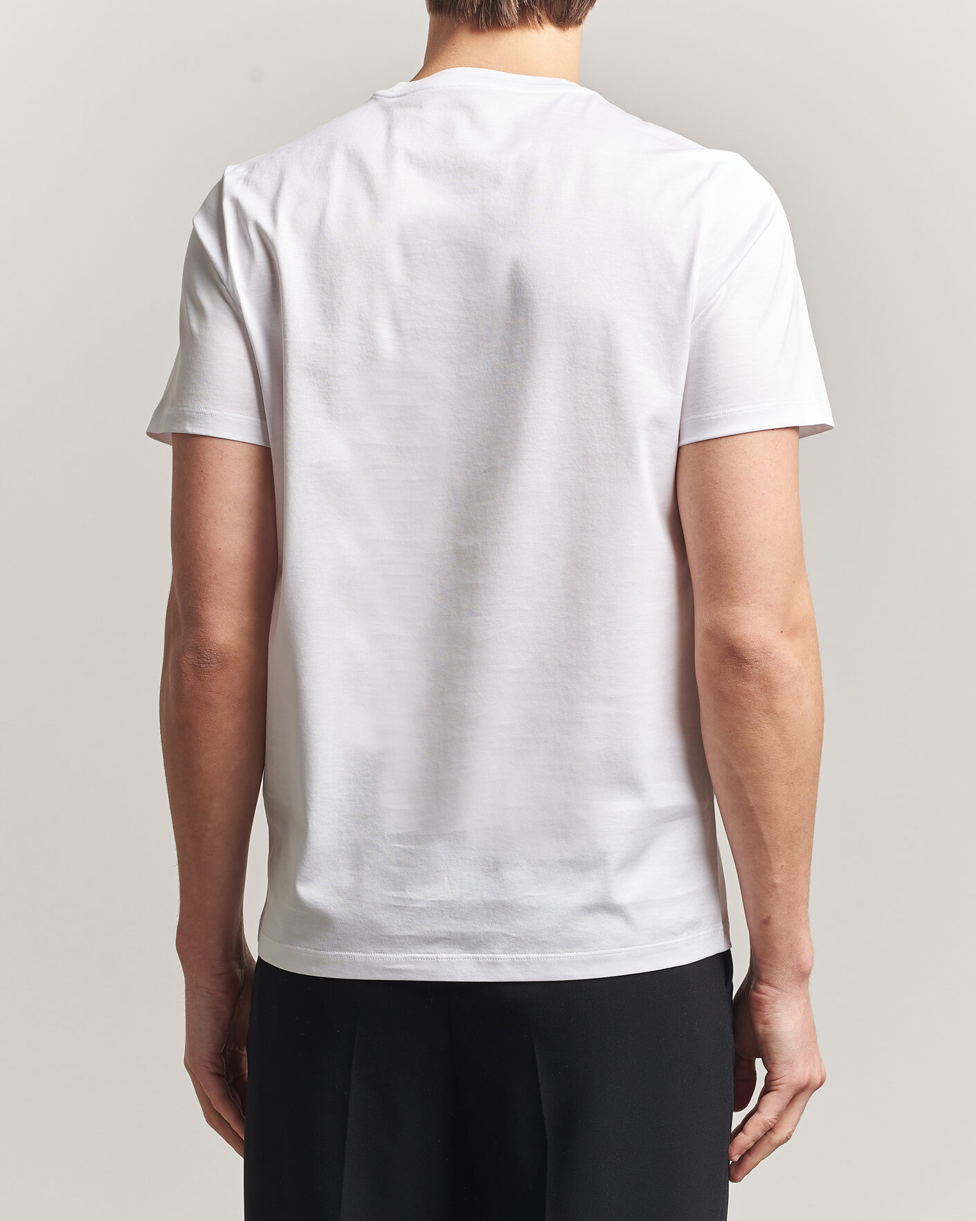 Uomini | T-shirt | Moncler | Double Logo T-Shirt White