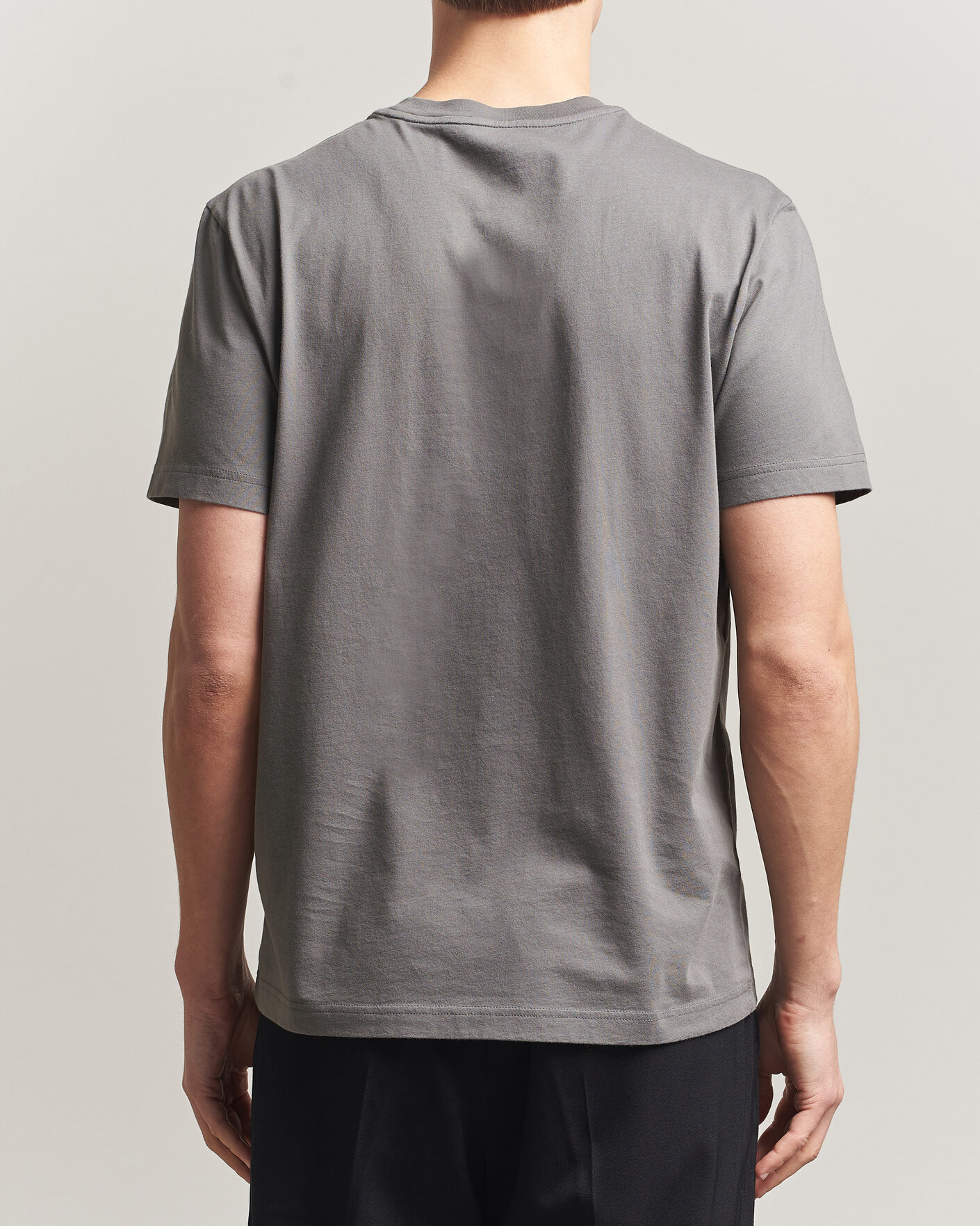 Uomini | T-shirt | Moncler | Tricolore Logo T-Shirt Grey
