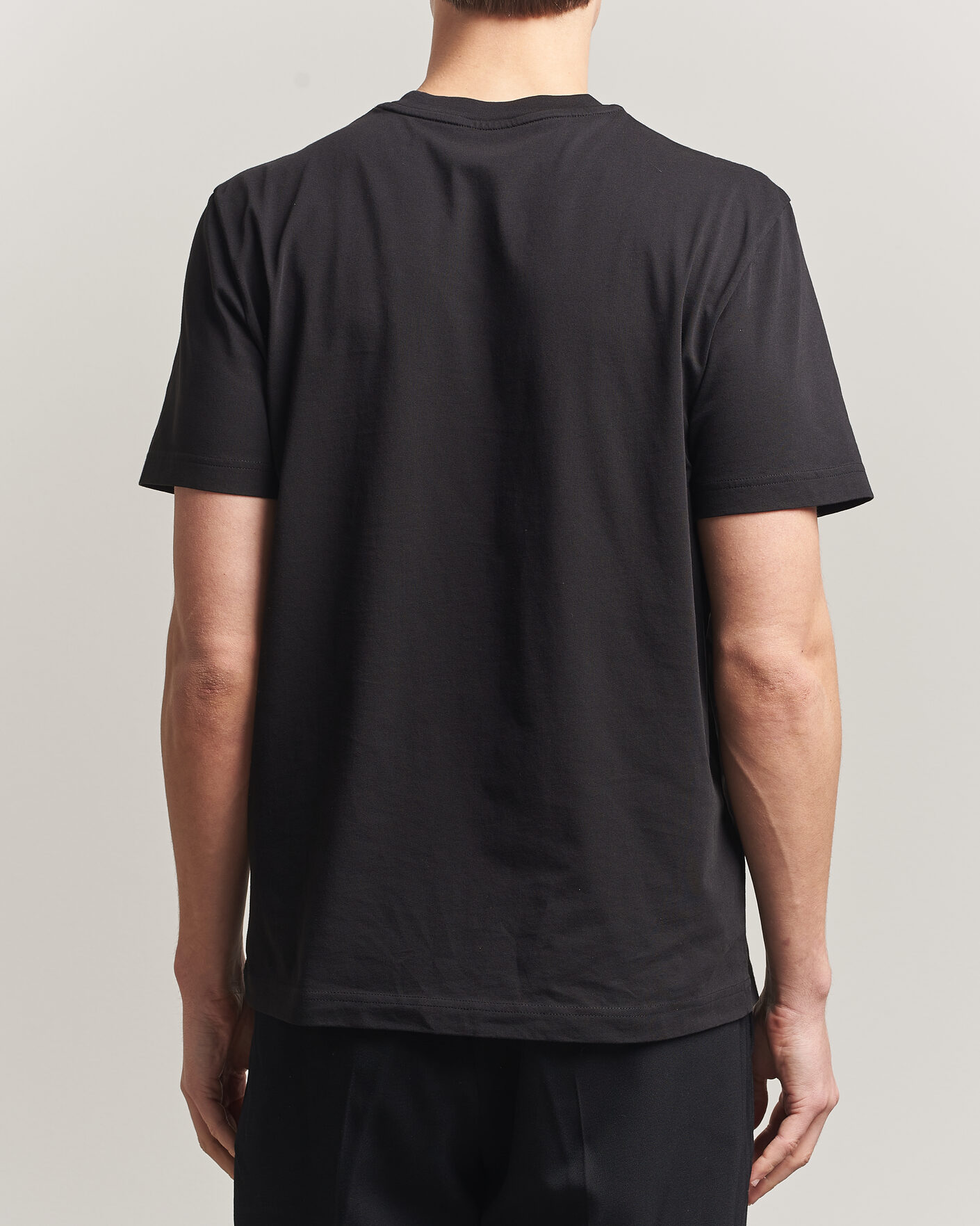 Uomini | T-shirt | Moncler | Tricolore Logo T-Shirt Black