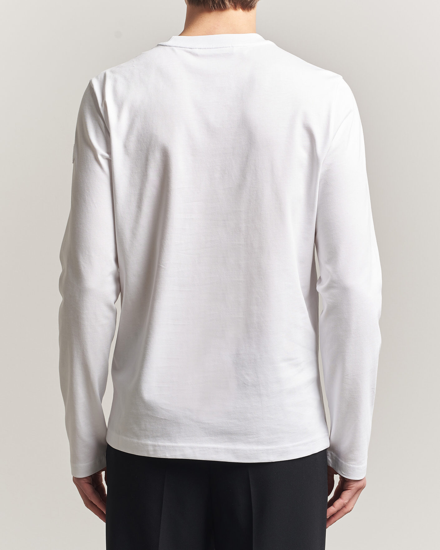 Uomini | T-shirt | Moncler | Graphic Long Sleeve T-Shirt White