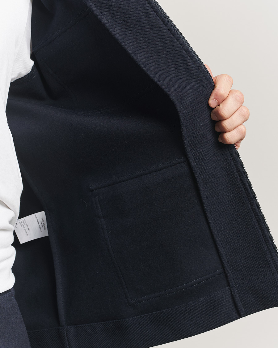 Uomini | Giacche | Thom Browne | Tech Twill Field Jacket Navy