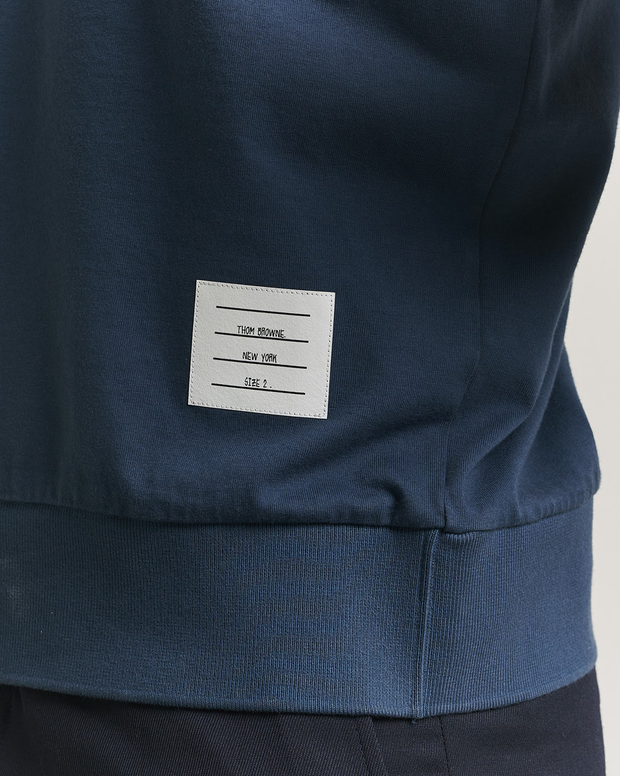 Uomini | Polo | Thom Browne | Overdyed 4 Bar Polo Navy