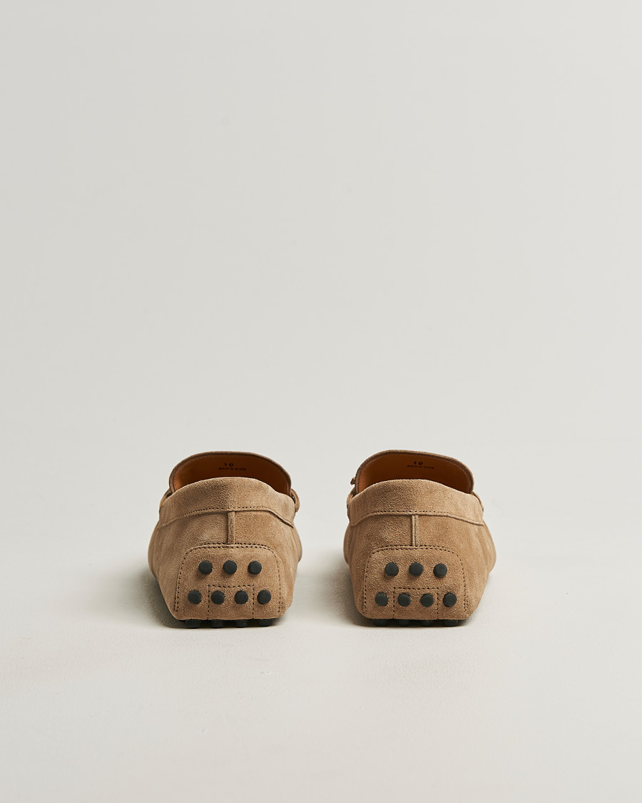 Uomini | Mocassini | Tod's | Lacetto Gommino Carshoe Beige Suede
