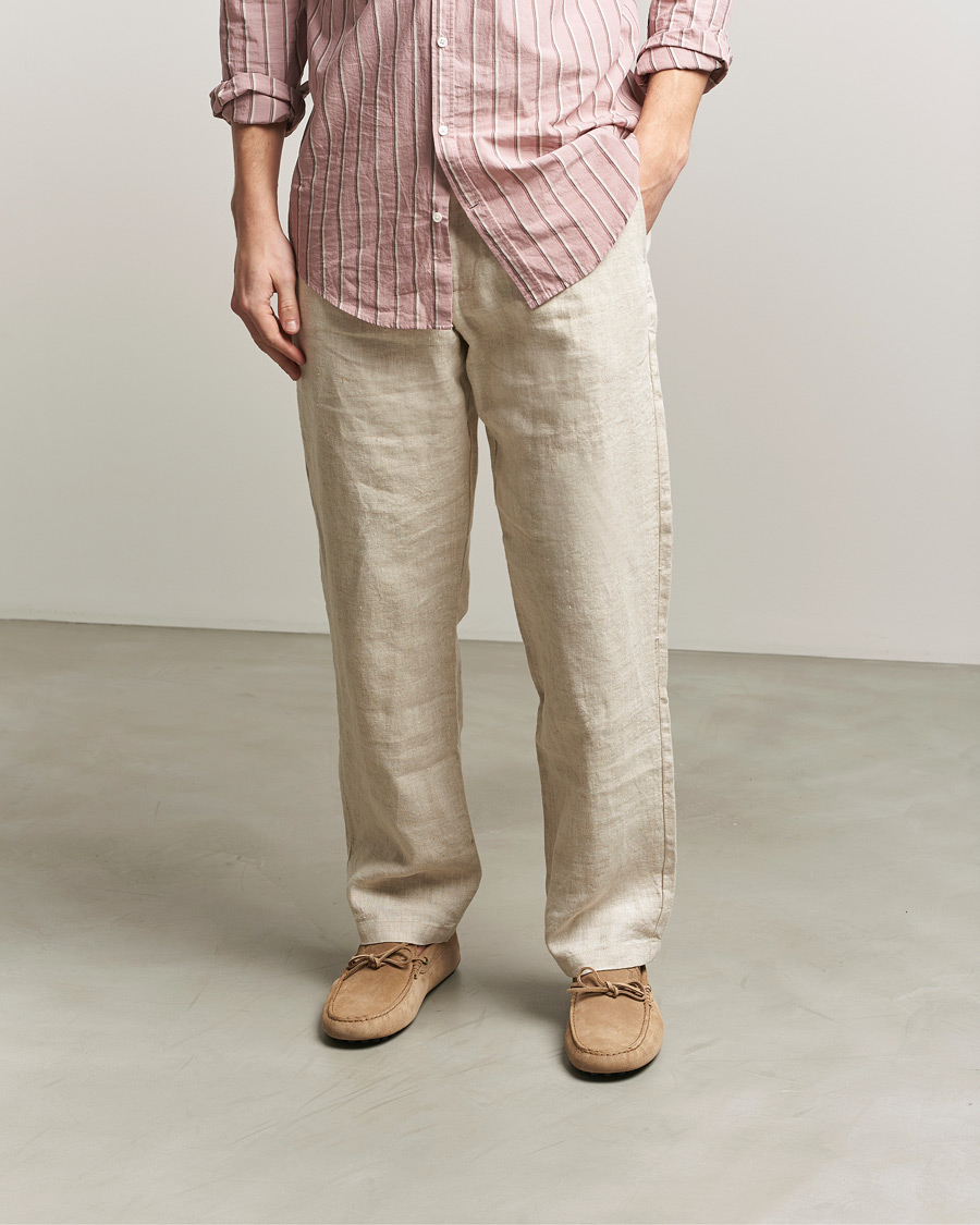 Uomini | Mocassini | Tod's | Lacetto Gommino Carshoe Beige Suede