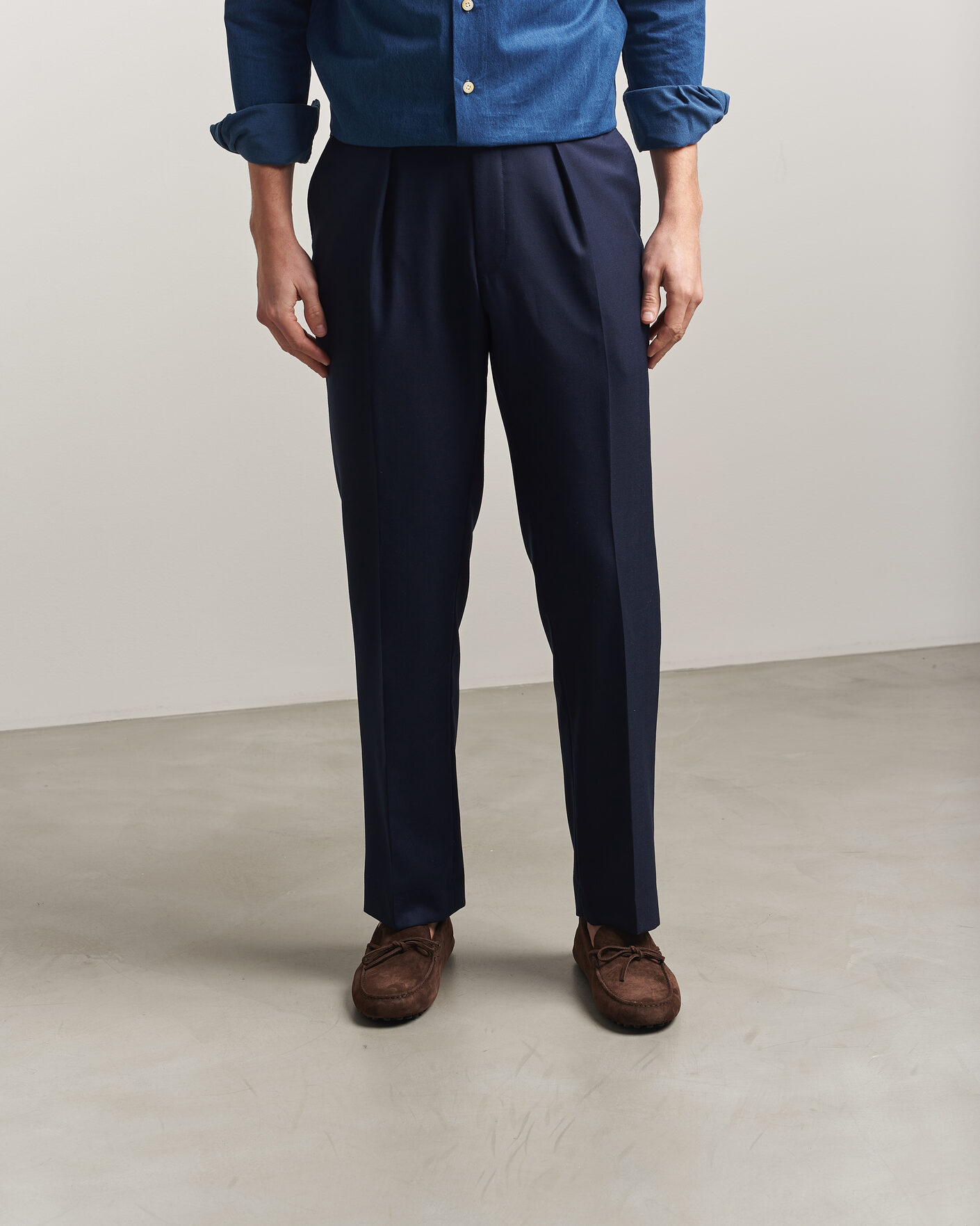 Uomini | Mocassini | Tod's | Lacetto Gommino Carshoe Dark Brown Suede