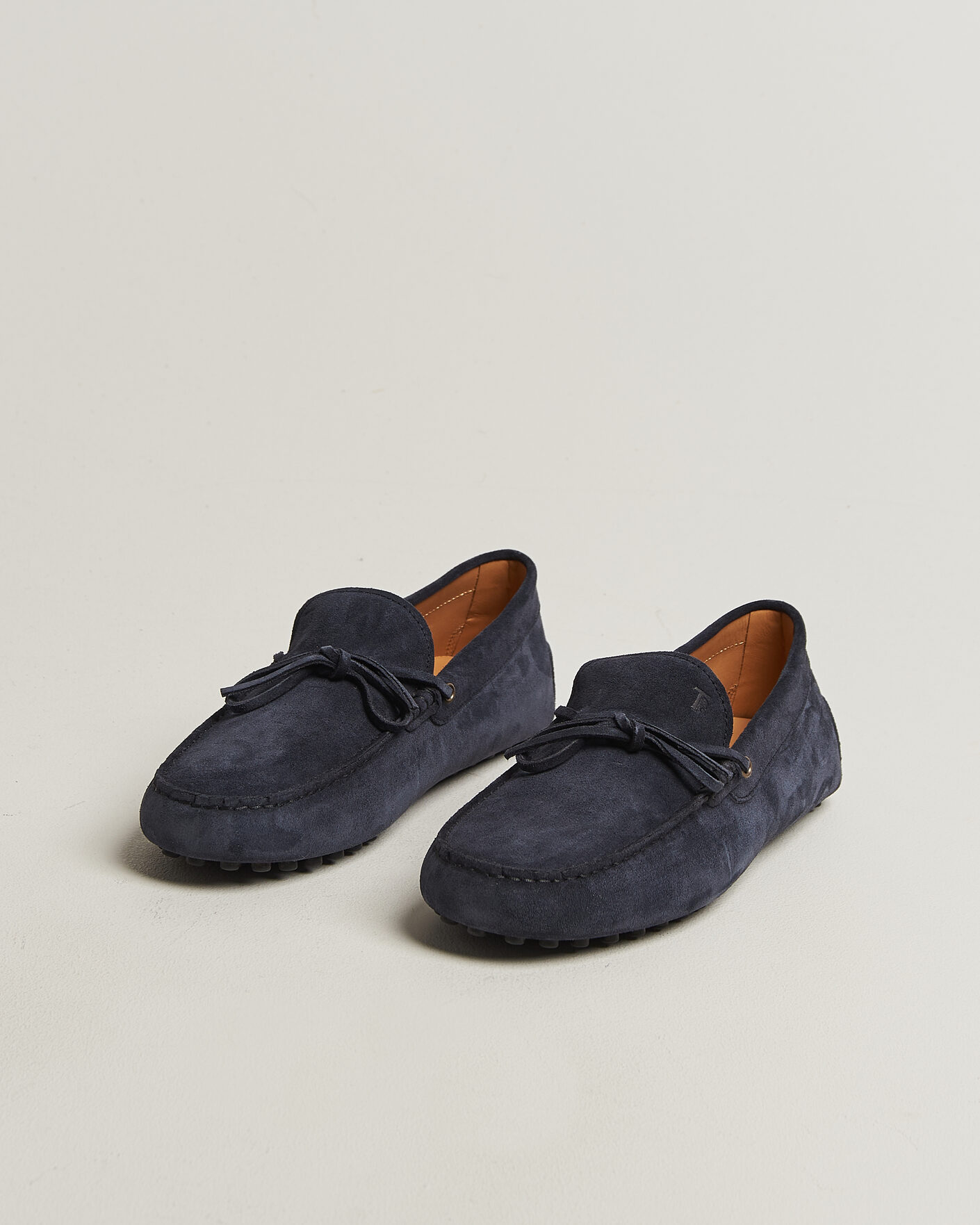 Uomini | Mocassini | Tod's | Lacetto Gommino Carshoe Navy Suede