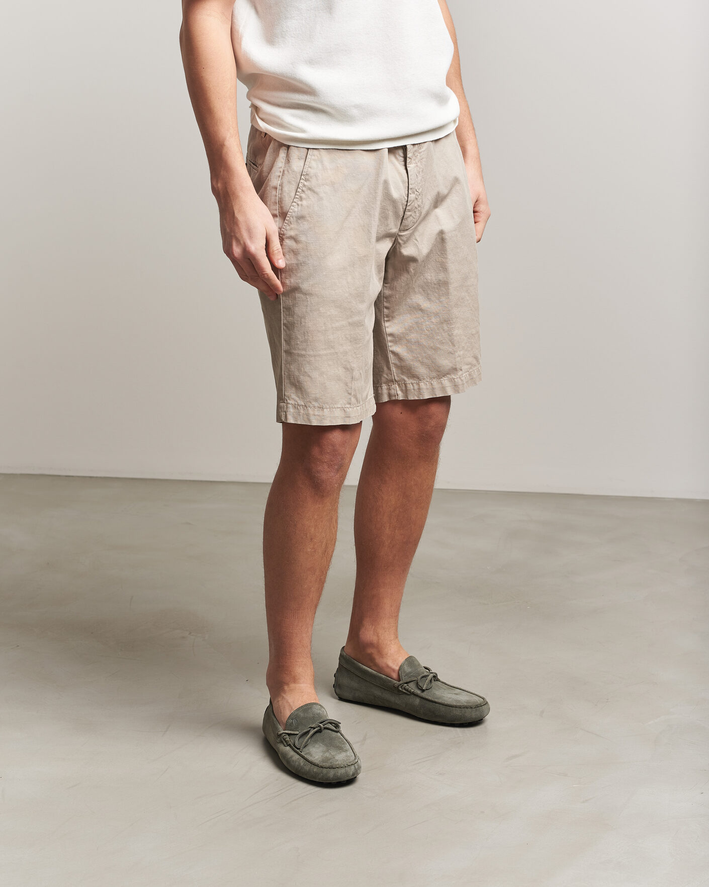 Uomini | Mocassini | Tod's | Lacetto Gommino Carshoe Green Suede