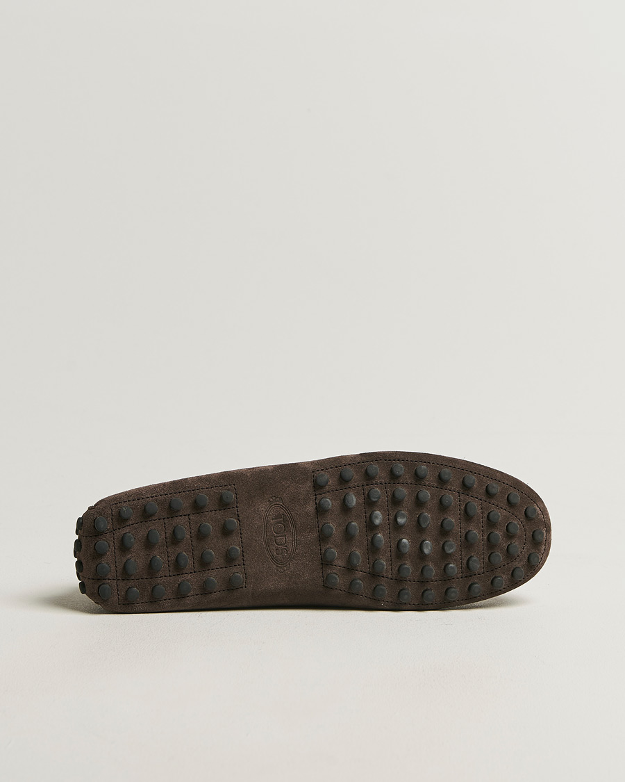 Uomini | Mocassini | Tod's | Gommino Carshoe Dark Brown Suede