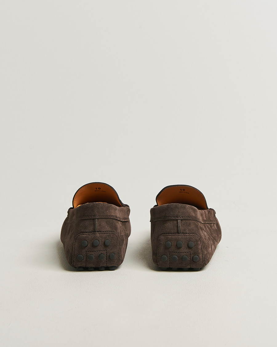 Uomini | Mocassini | Tod's | Gommino Carshoe Dark Brown Suede
