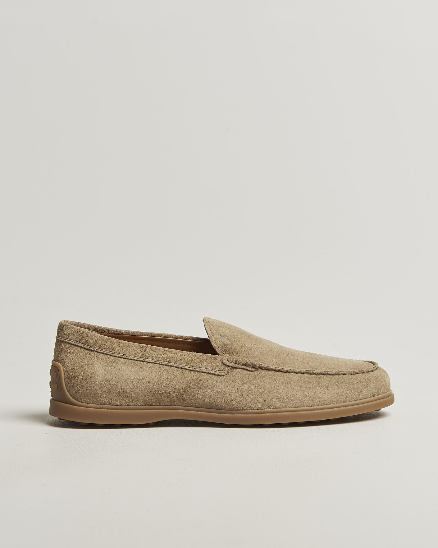 Uomini | Mocassini | Tod's | Gomma Leggera Loafers Light Beige Suede