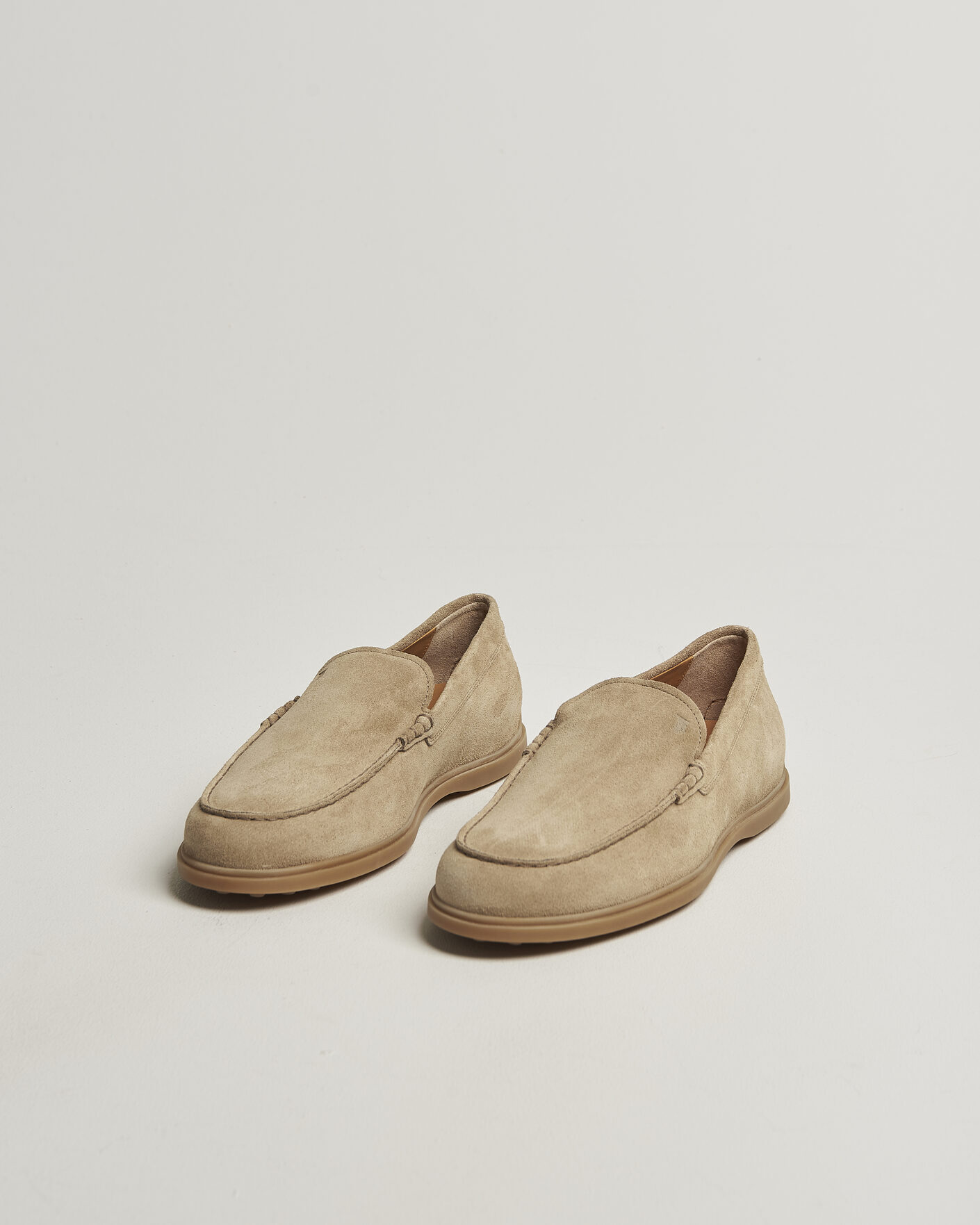 Uomini | Mocassini | Tod's | Gomma Leggera Loafers Light Beige Suede