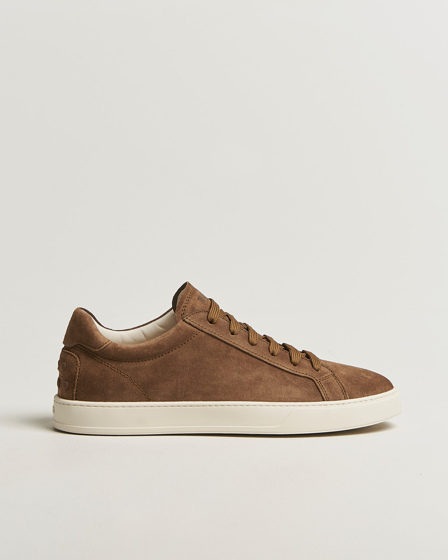 Uomini | Sneakers | Tod's | Cassetta Lacciata Sneaker Chestnut Suede