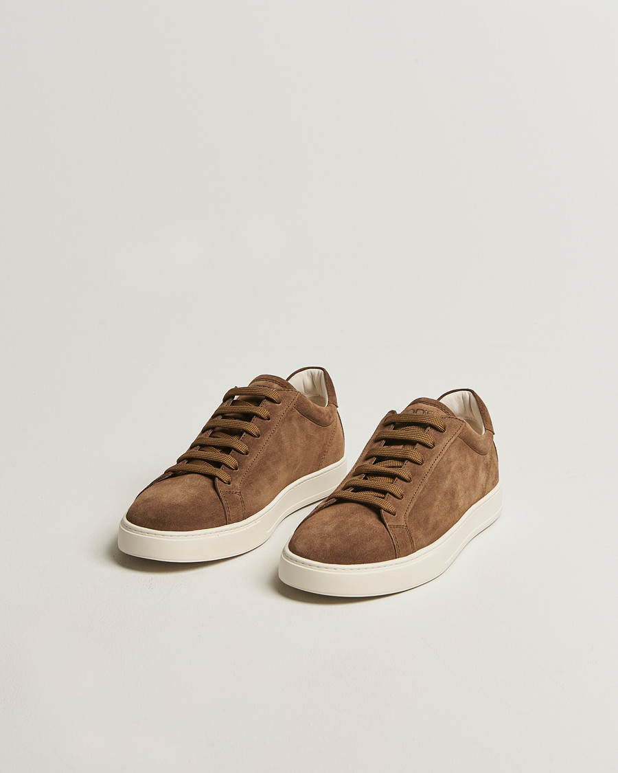Uomini | Sneakers | Tod's | Cassetta Lacciata Sneaker Chestnut Suede