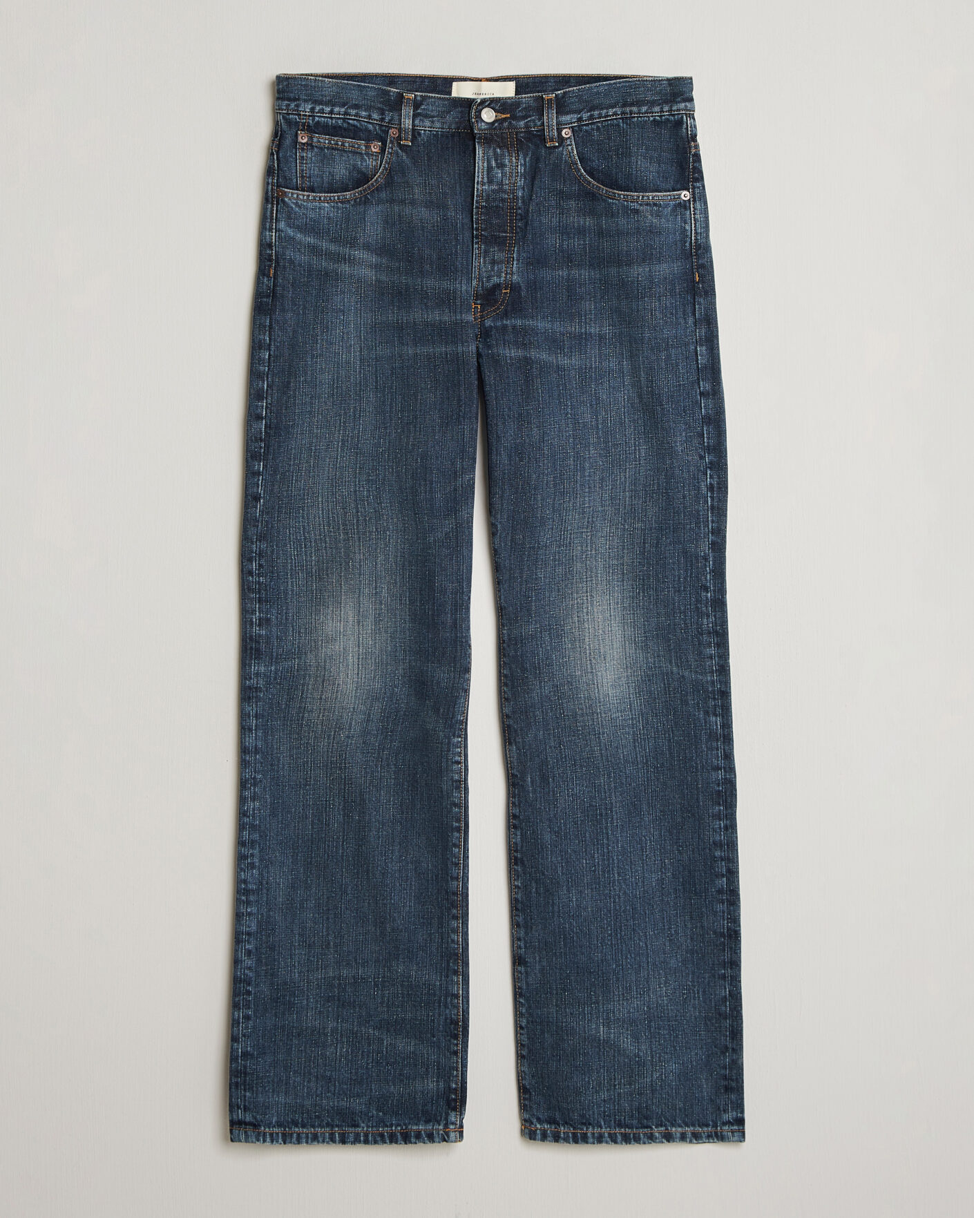 Uomini | Jeans | Jeanerica | VM009 Vega Jeans Dark Blue Righe