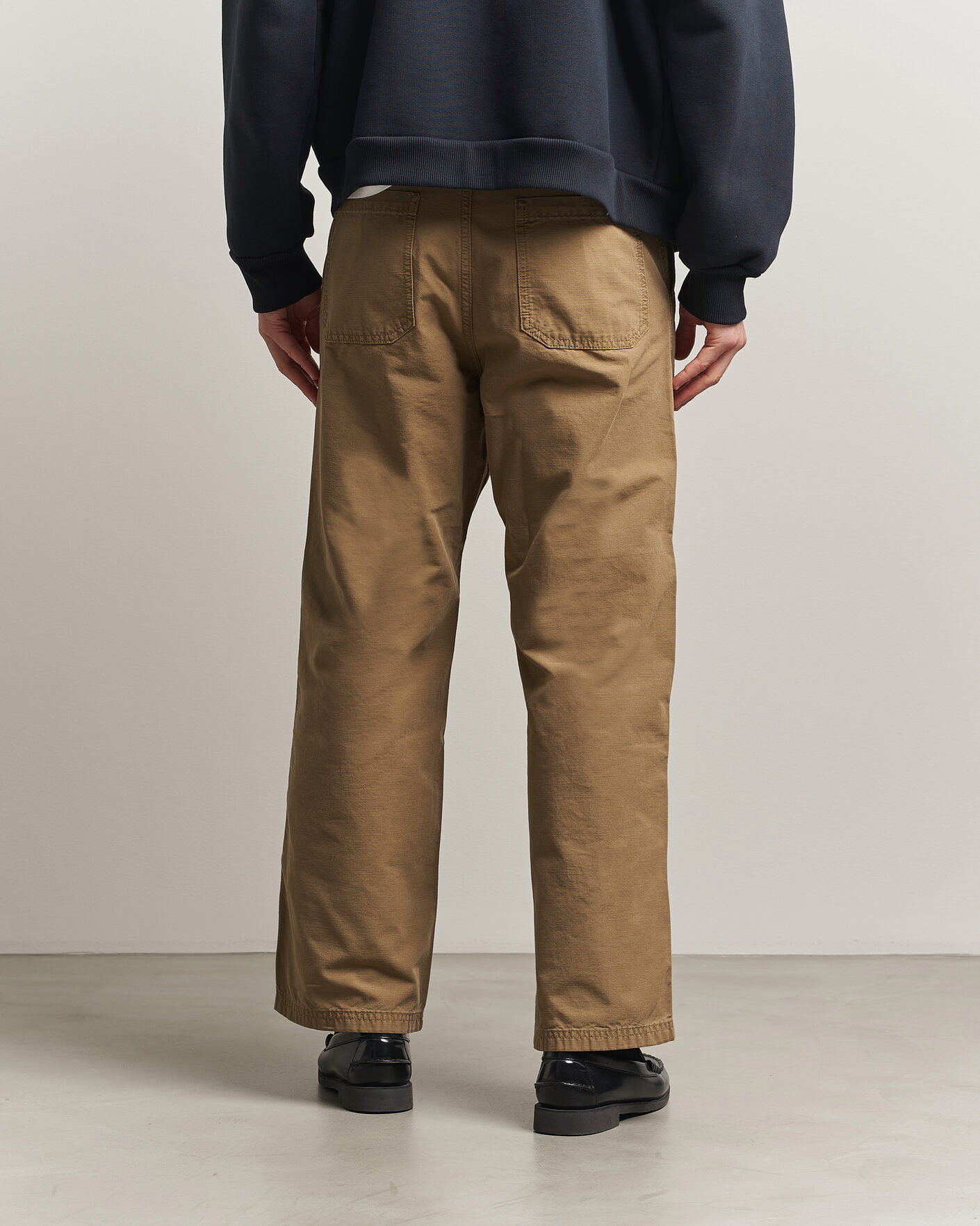 Uomini | Pantaloni | Jeanerica | Genua Pilé Workwear Trousers Green