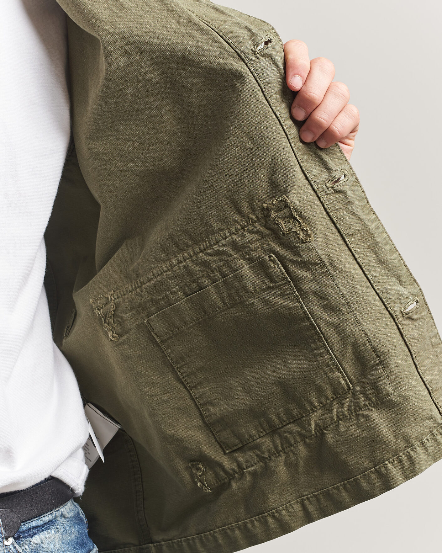 Uomini | Giacche | Jeanerica | Wilde Shirt Jacket Green