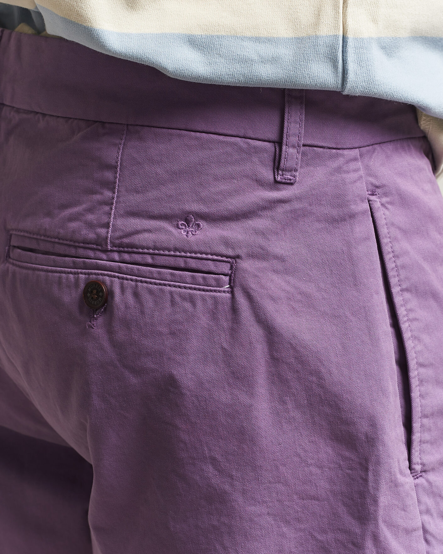 Uomini | Pantaloncini | Morris | Original Chino Shorts Purple