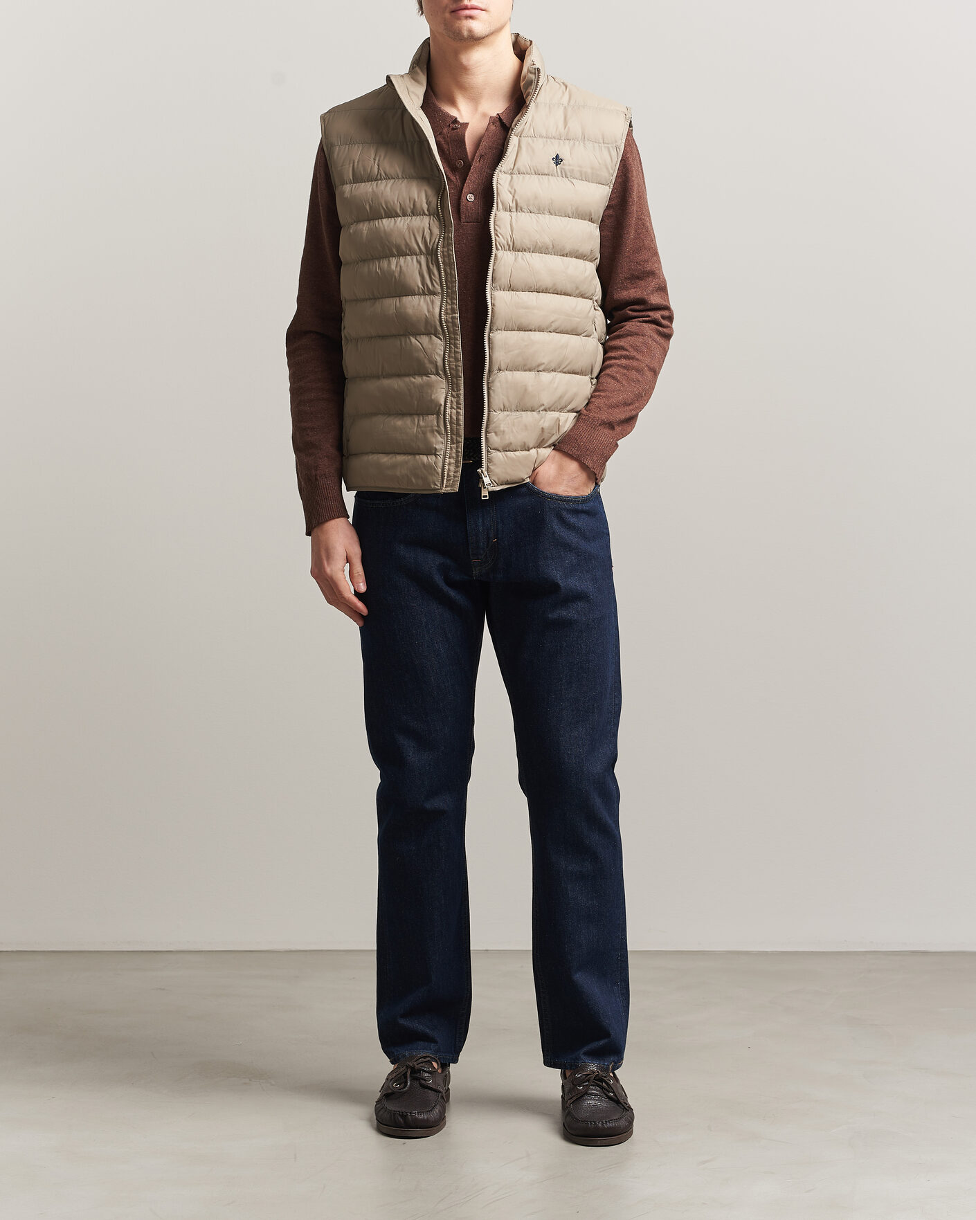 Uomini | Gilet | Morris | Norfolk Liner Vest Khaki